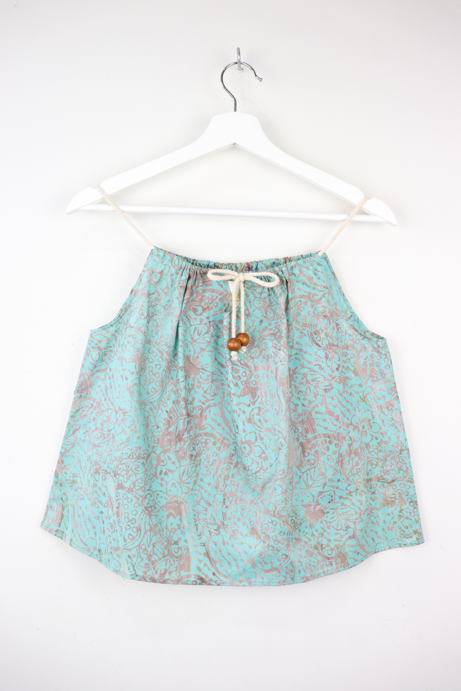 Two-Tone Getaway Batik Top - Bali [ Handmade ]
