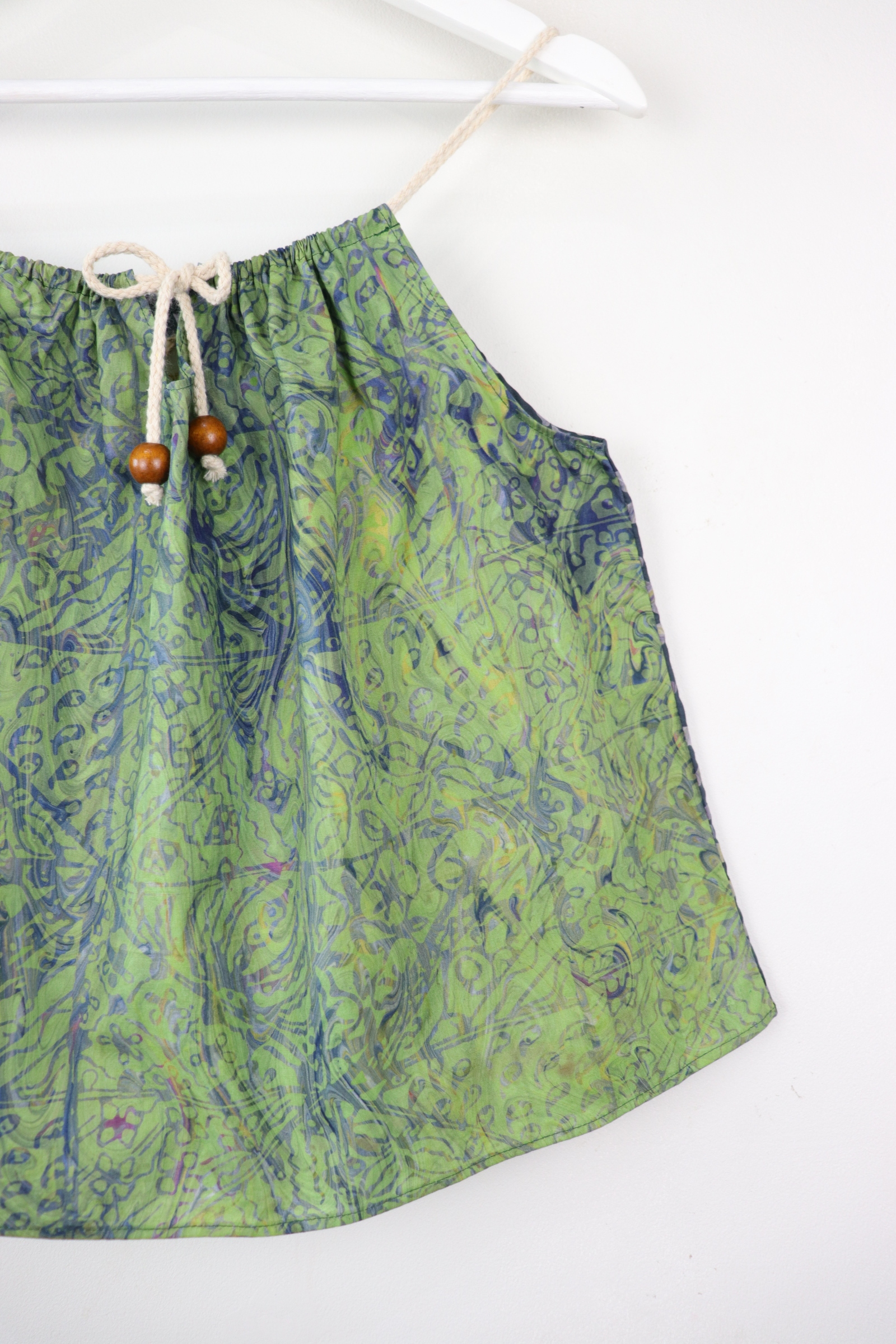 Two-tone Getaway Batik Top - Maui [ Handmade ]