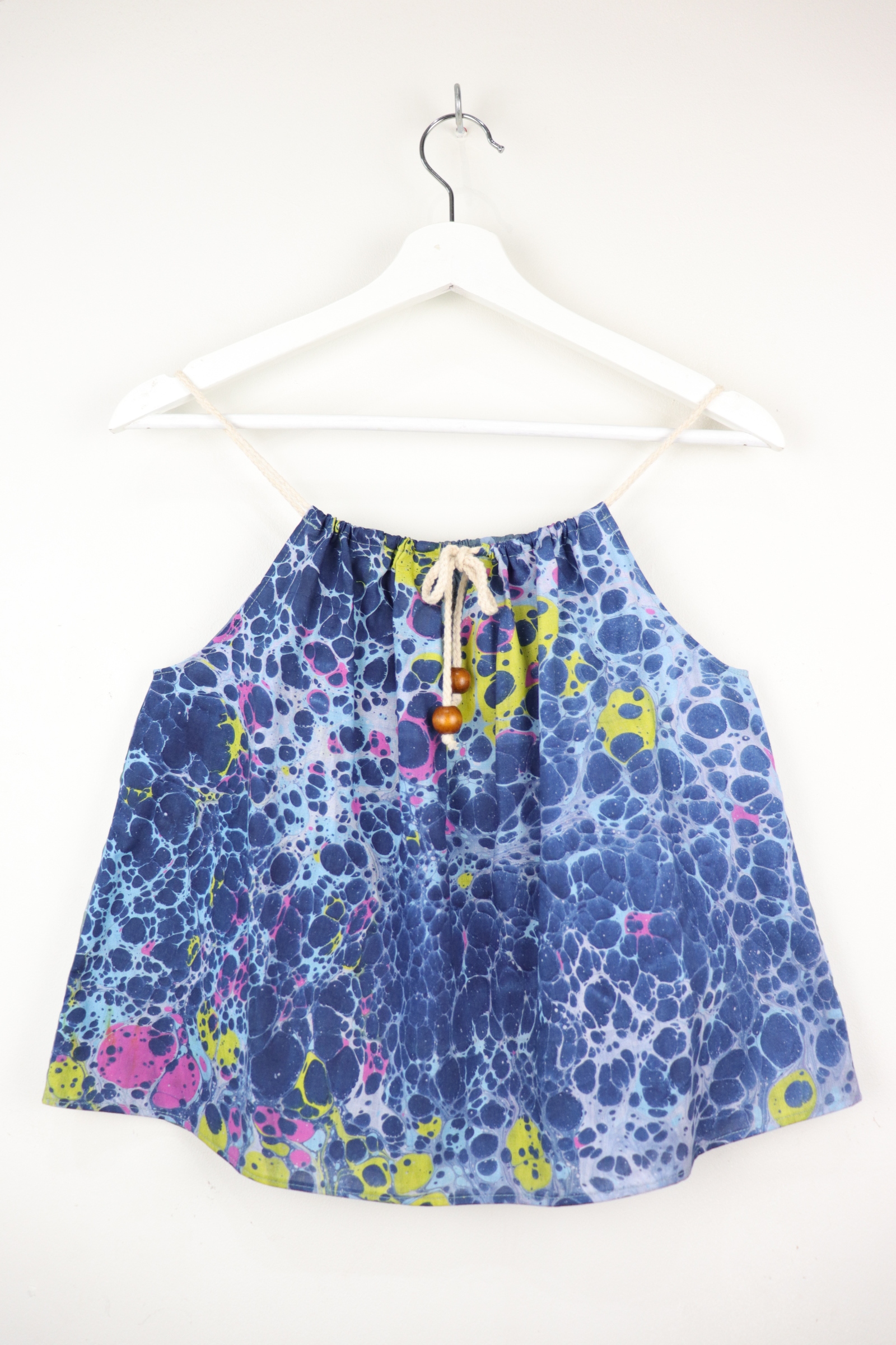 Two-Tone Getaway Batik Top - Hawaii [ Handmade ]