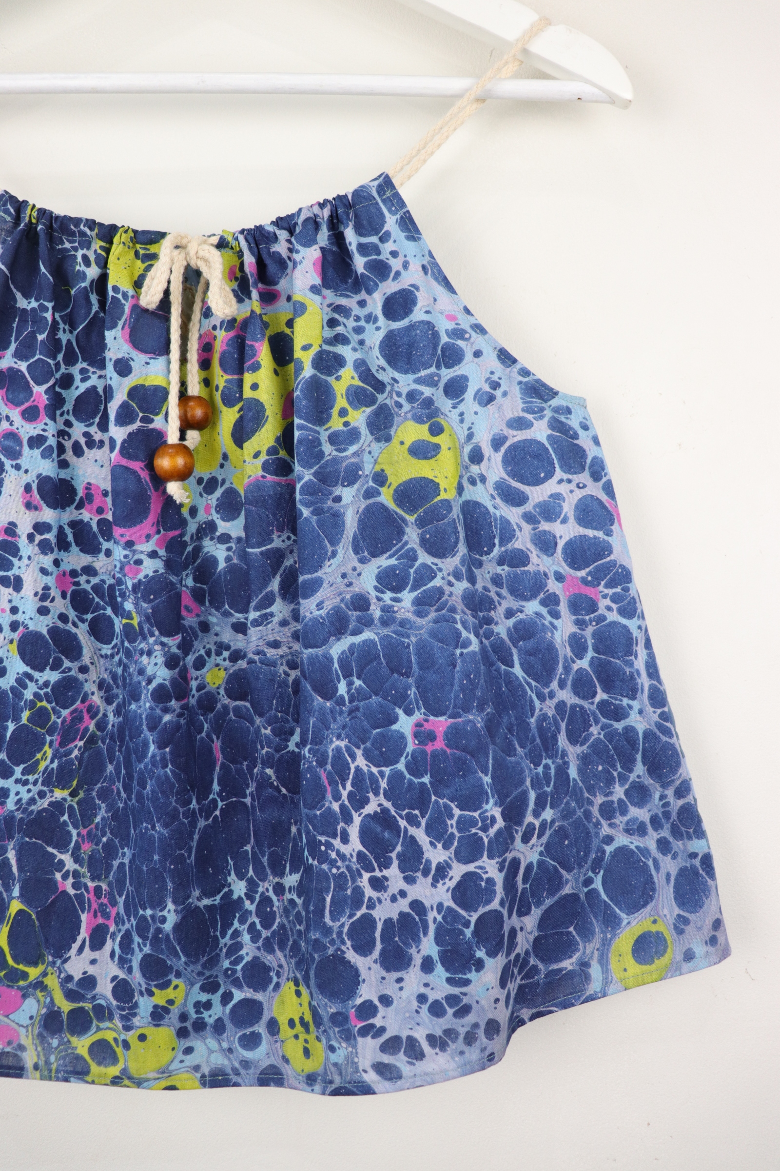 Two-Tone Getaway Batik Top - Hawaii [ Handmade ]
