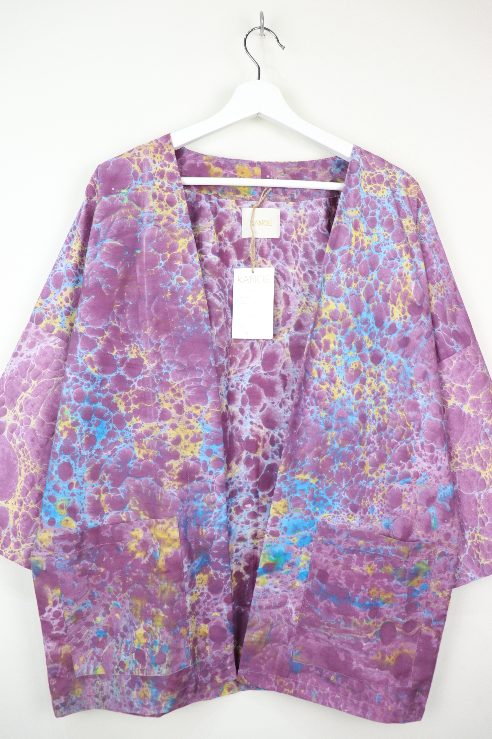 Batik Kimono Basic - Fluffy Plums [ Handmade ]
