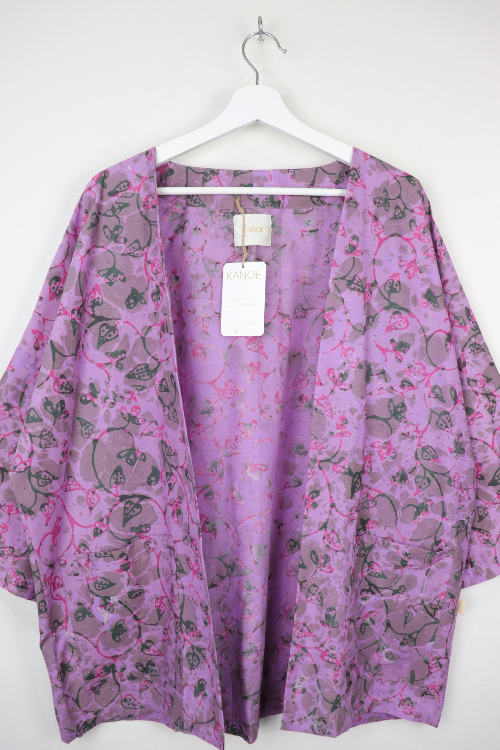 Batik Kimono Basic - Grape Jelly [ Handmade ]