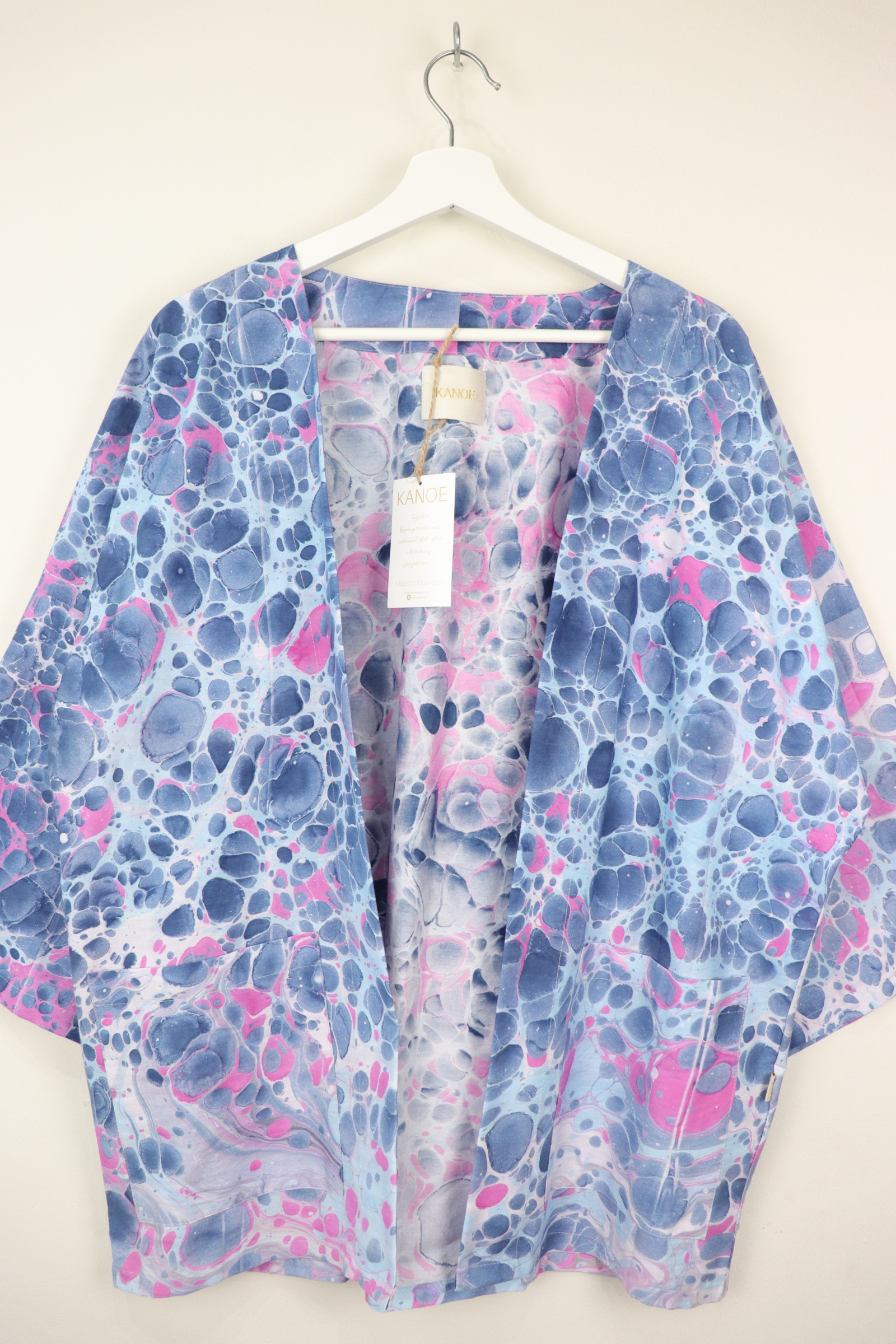 Batik Kimono Basic - Bubble Gum [ Handmade ]