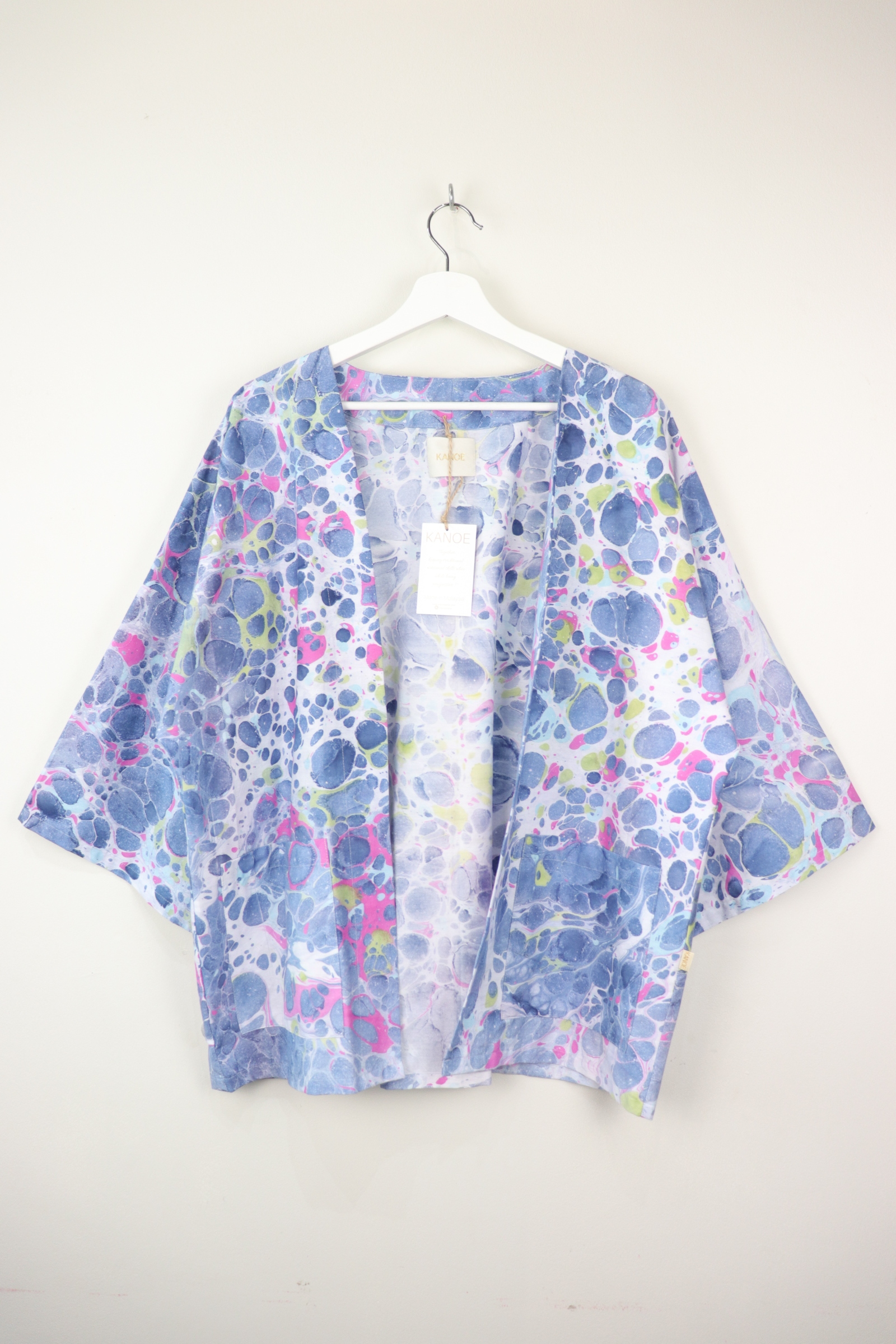 Batik Kimono Basic - Luminous Cloud [ Handmade ]
