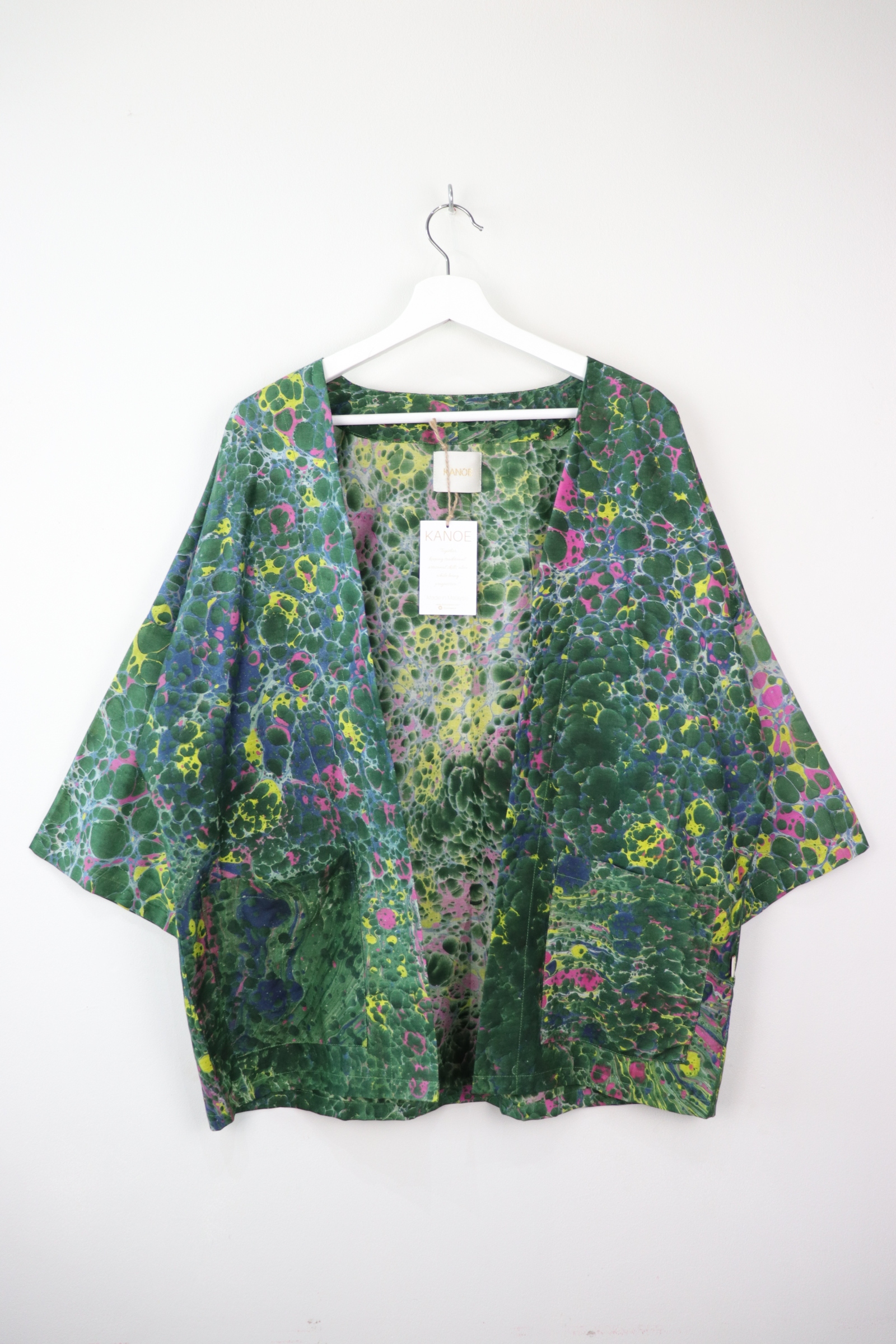 Batik Kimono Basic - Opaque Jade [ Handmade ]