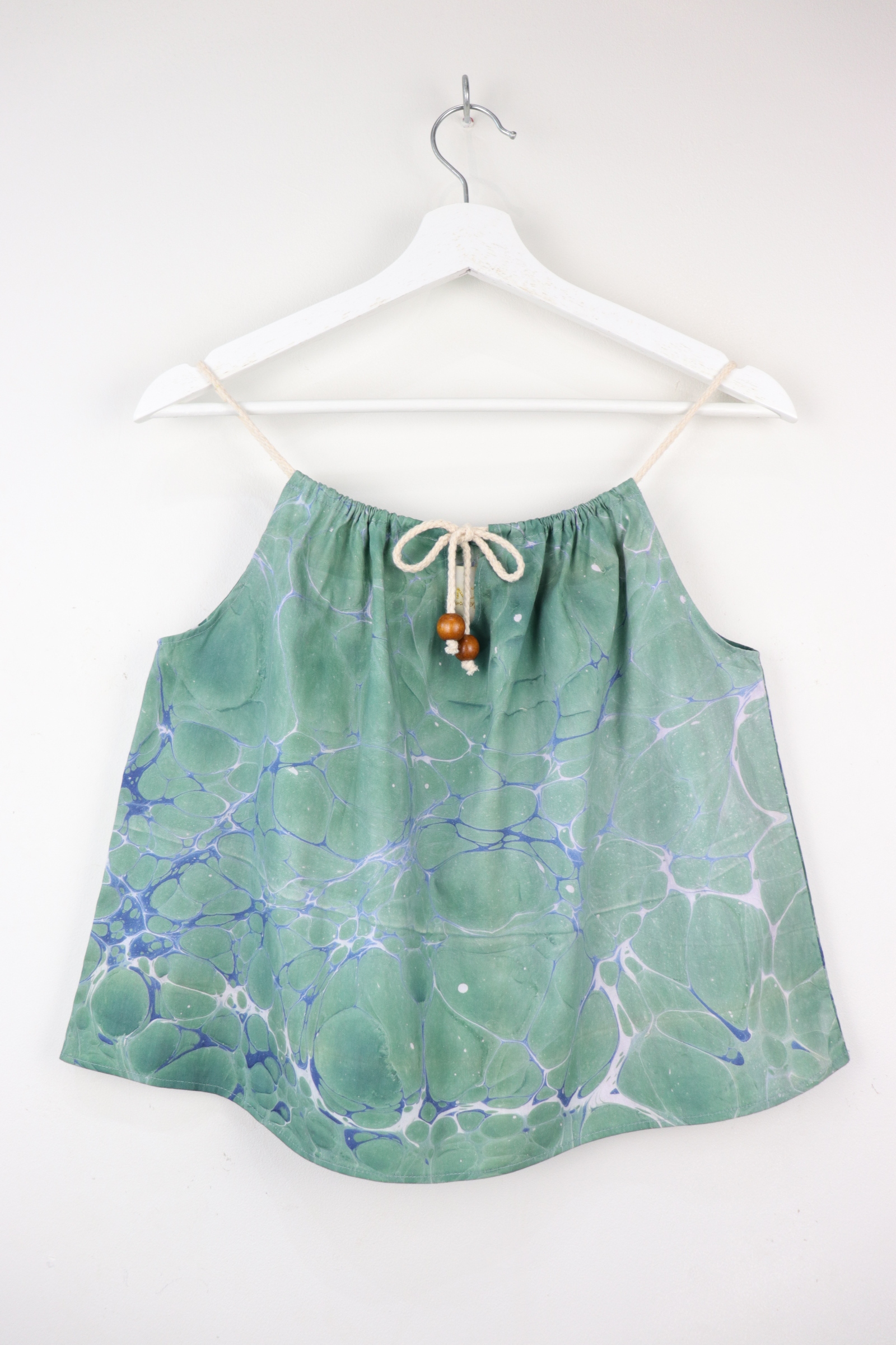 Two-tone Getaway Batik Top - Cebu [ Handmade ]