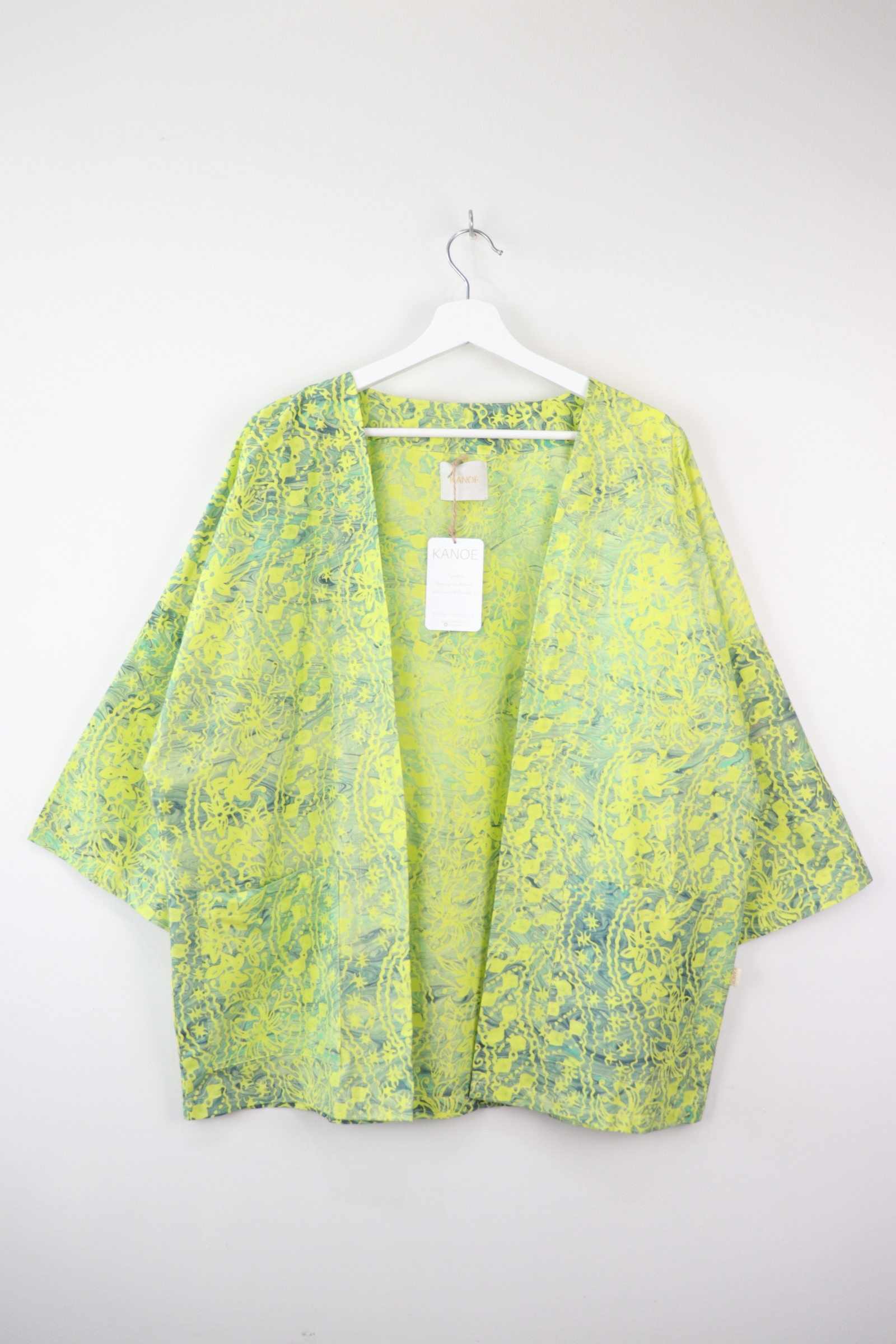 Batik Kimono Basic - Lemon Fizz [ Handmade ]