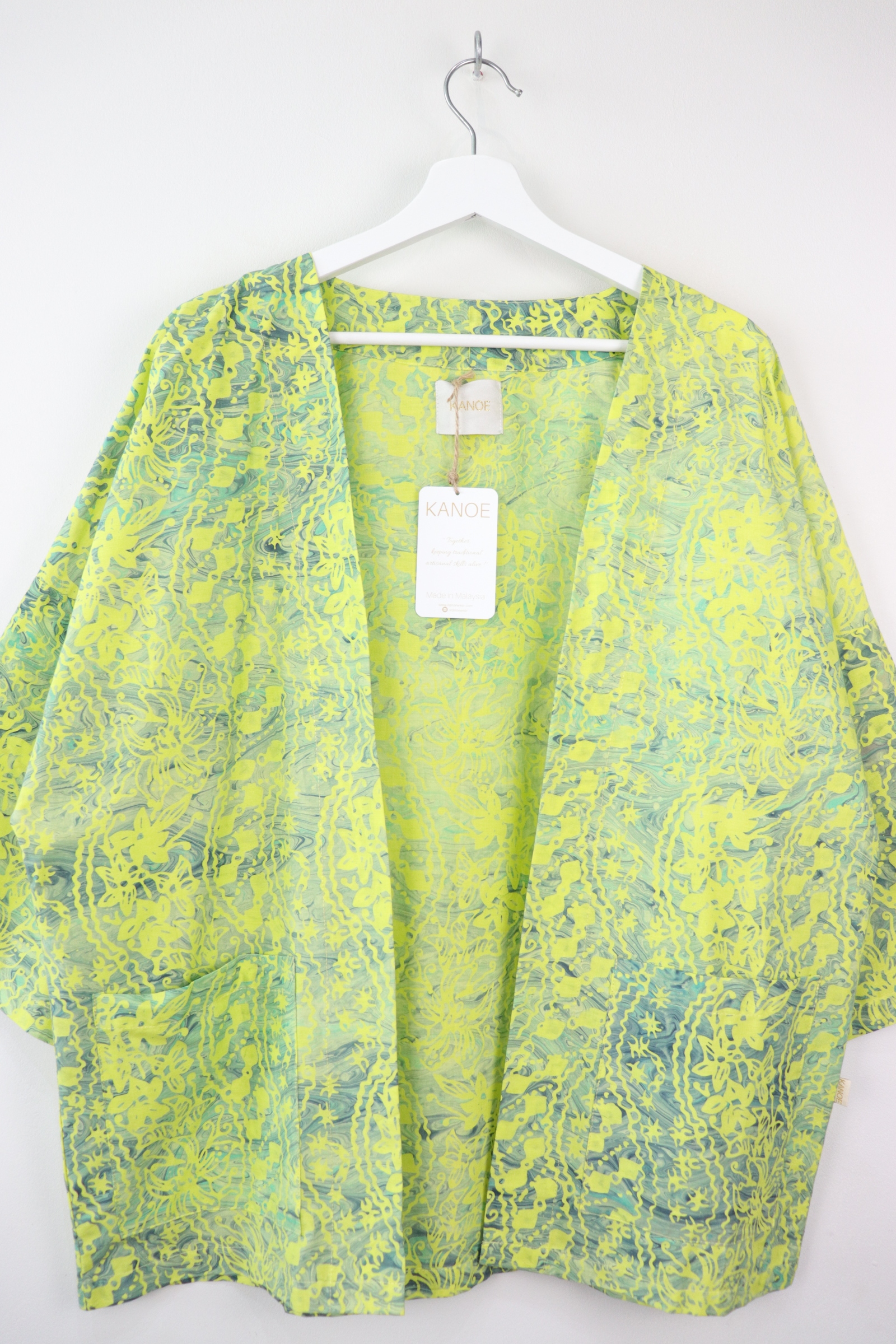Batik Kimono Basic - Lemon Fizz [ Handmade ]