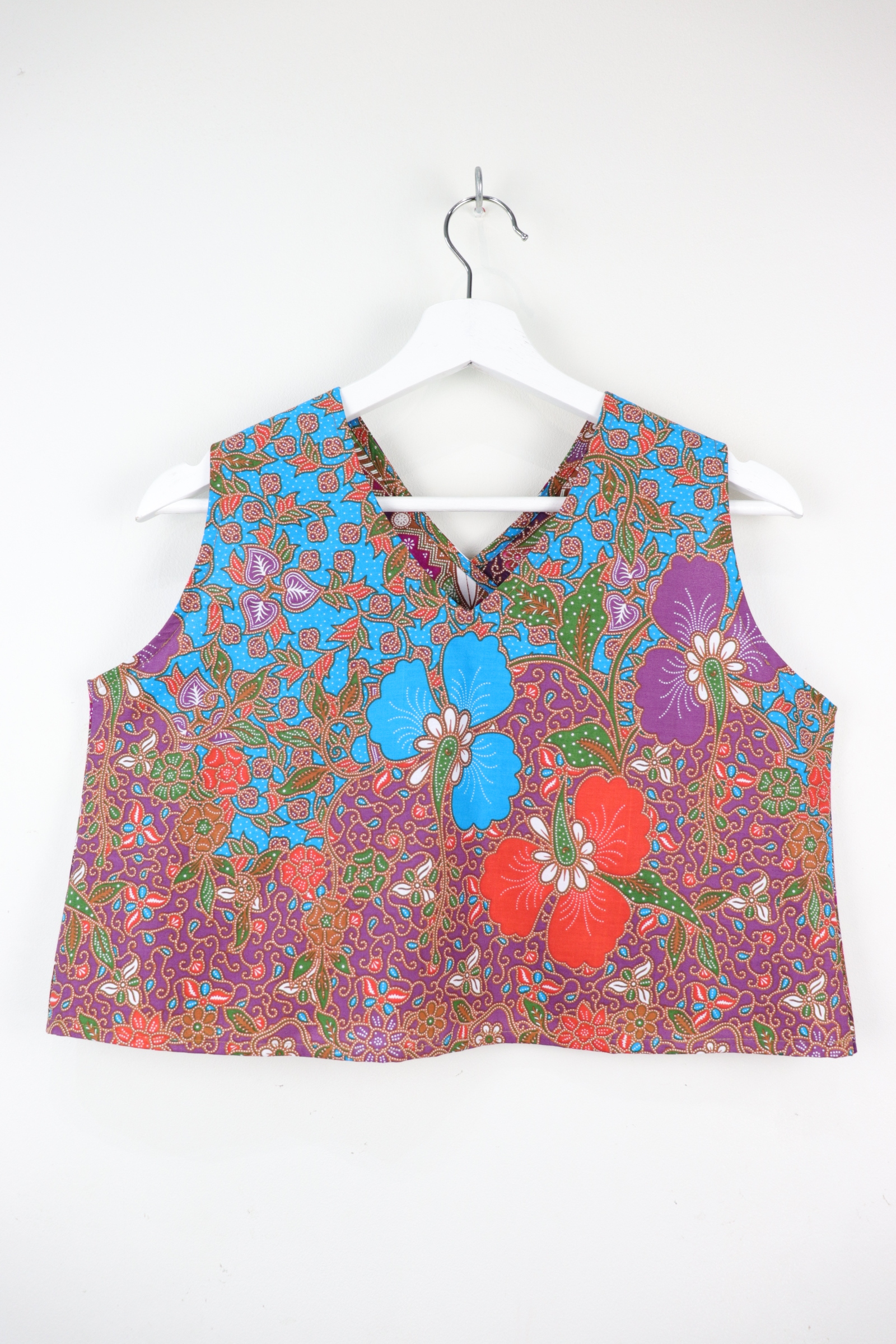 Two-Tone Napkin Batik Top - Bamboo Bliss (S)