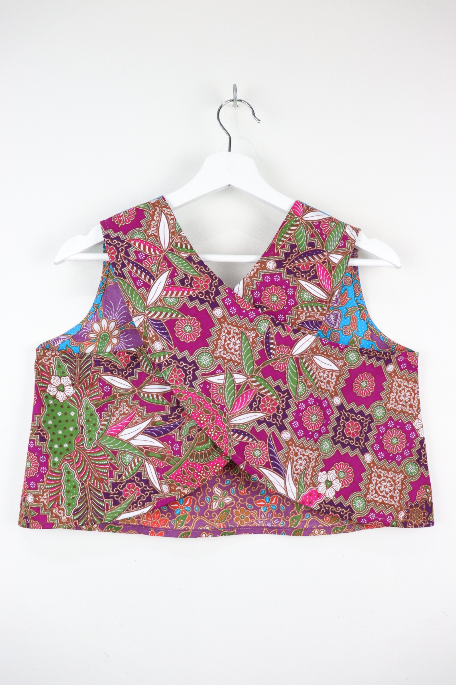 Two-Tone Napkin Batik Top - Bamboo Bliss (S)