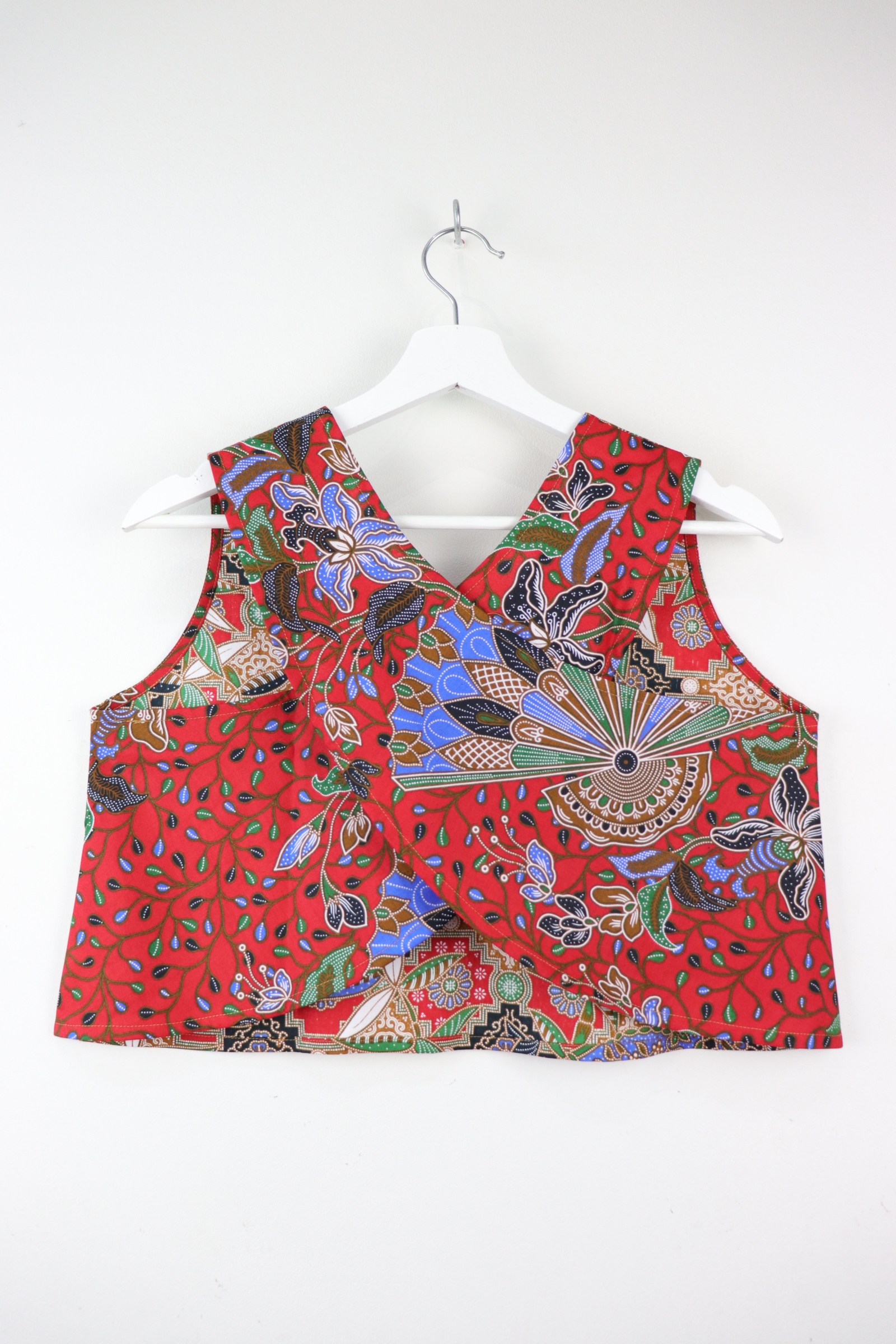Two-Tone Napkin Batik Top - Feisty Fi (S)