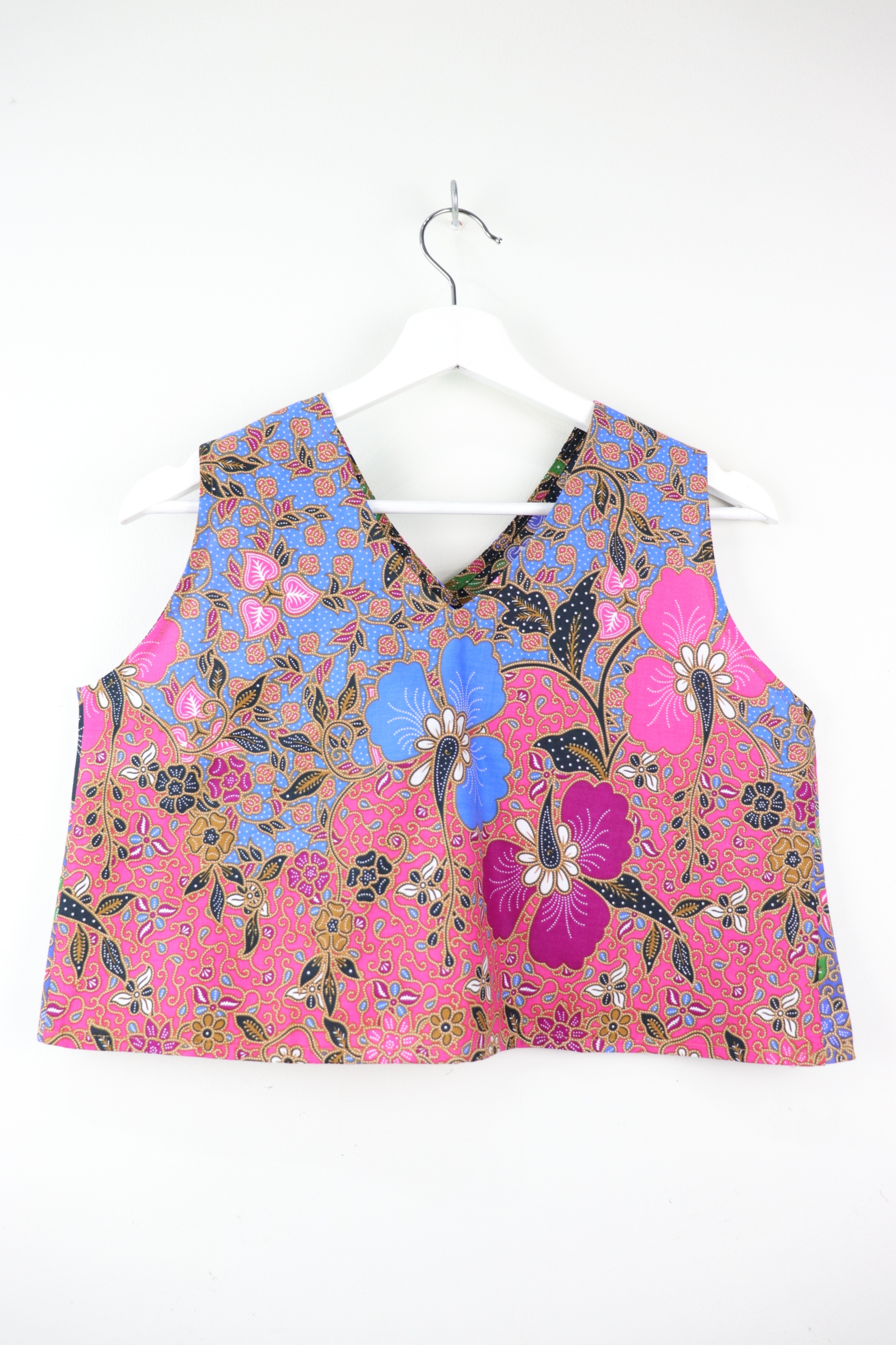 Two-Tone Napkin Batik Top - Thumbs up (S)