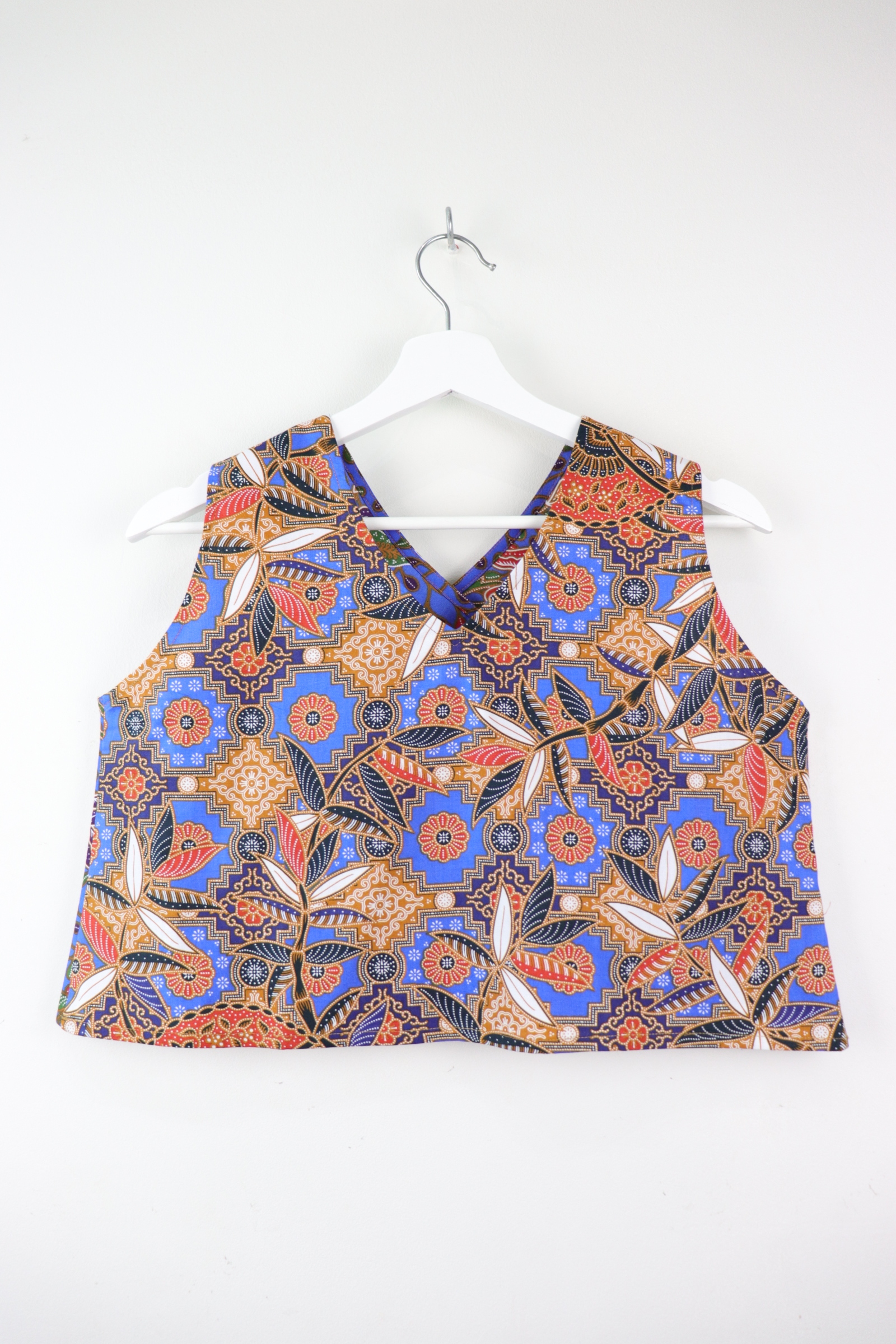 Two-Tone Napkin Batik Top - Night Sea (S)