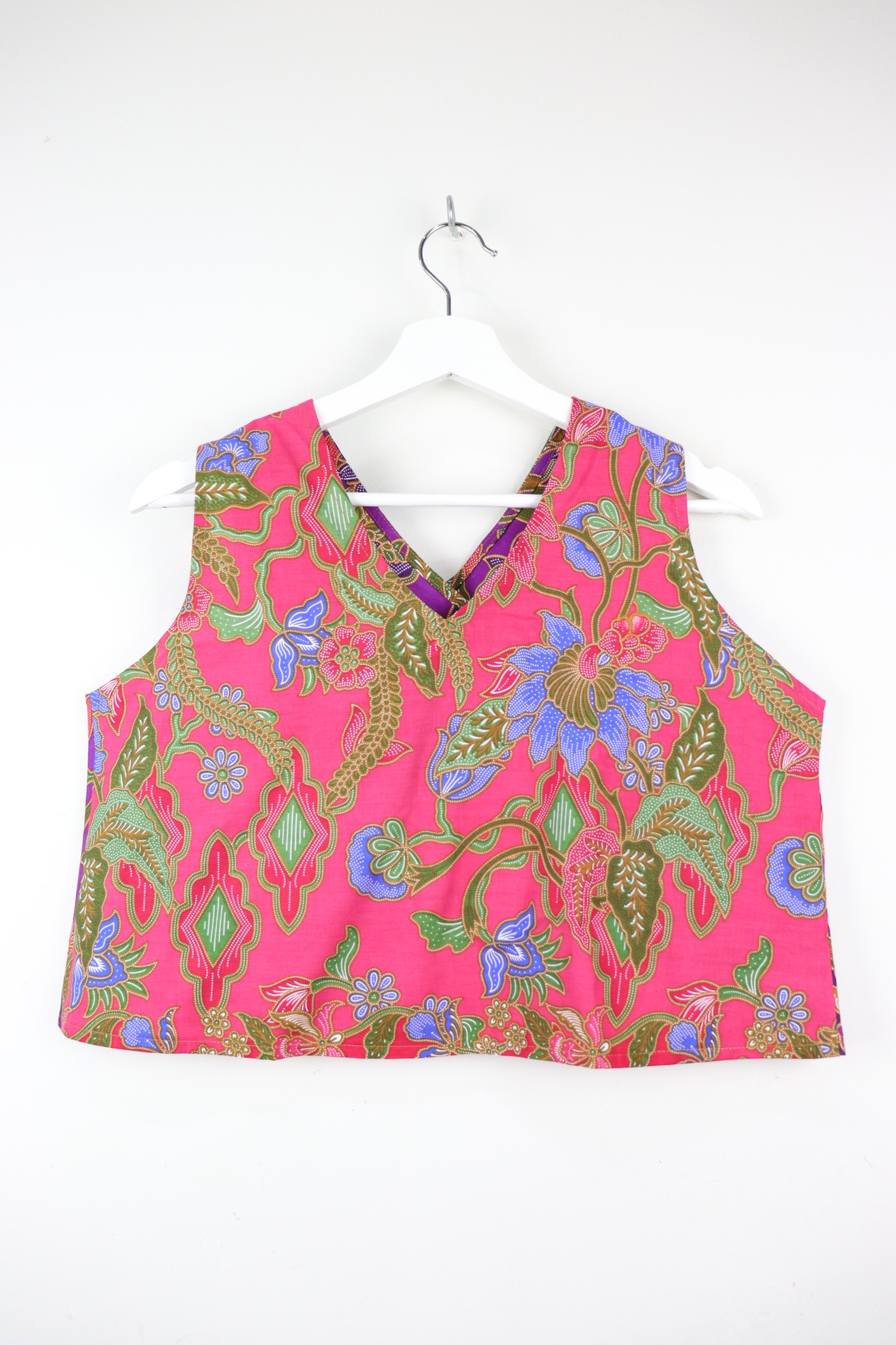 Two-Tone Napkin Batik Top - Cherry Pie (M)