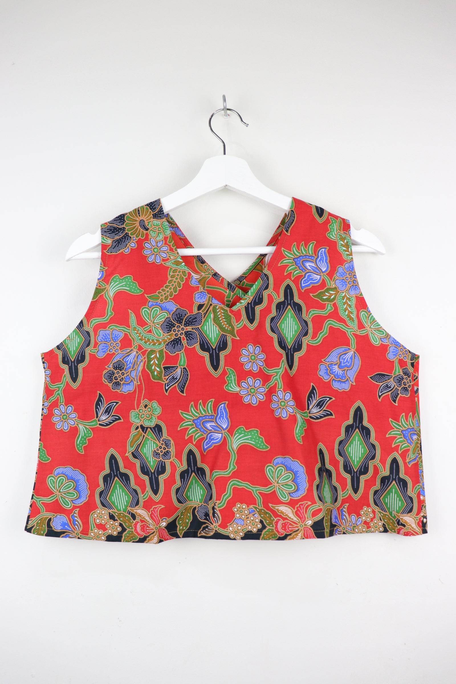 Napkin Batik Top - Scarlet Dawn (M)