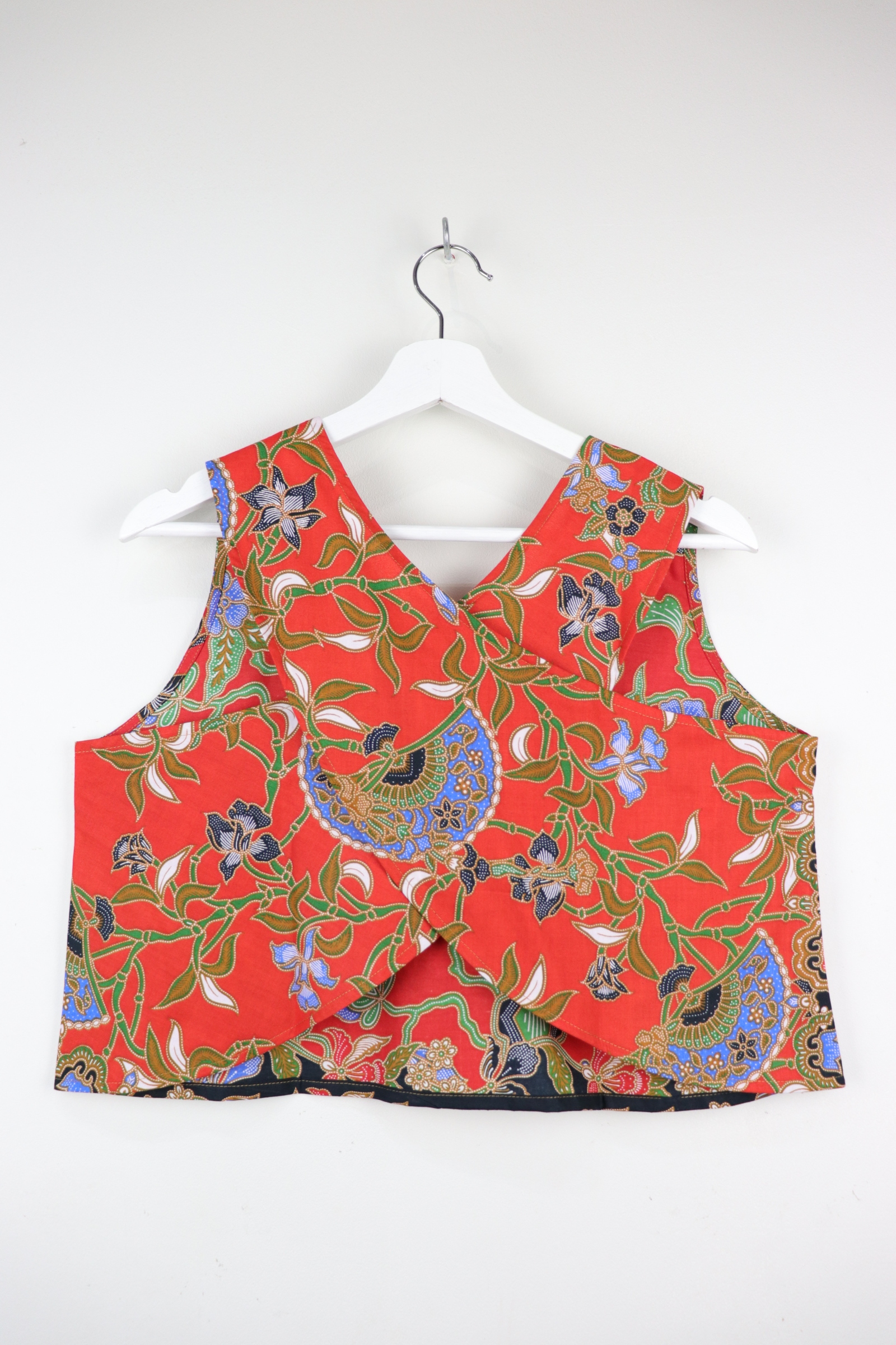Two-Tone Napkin Batik Top - Fiery Glow (M)