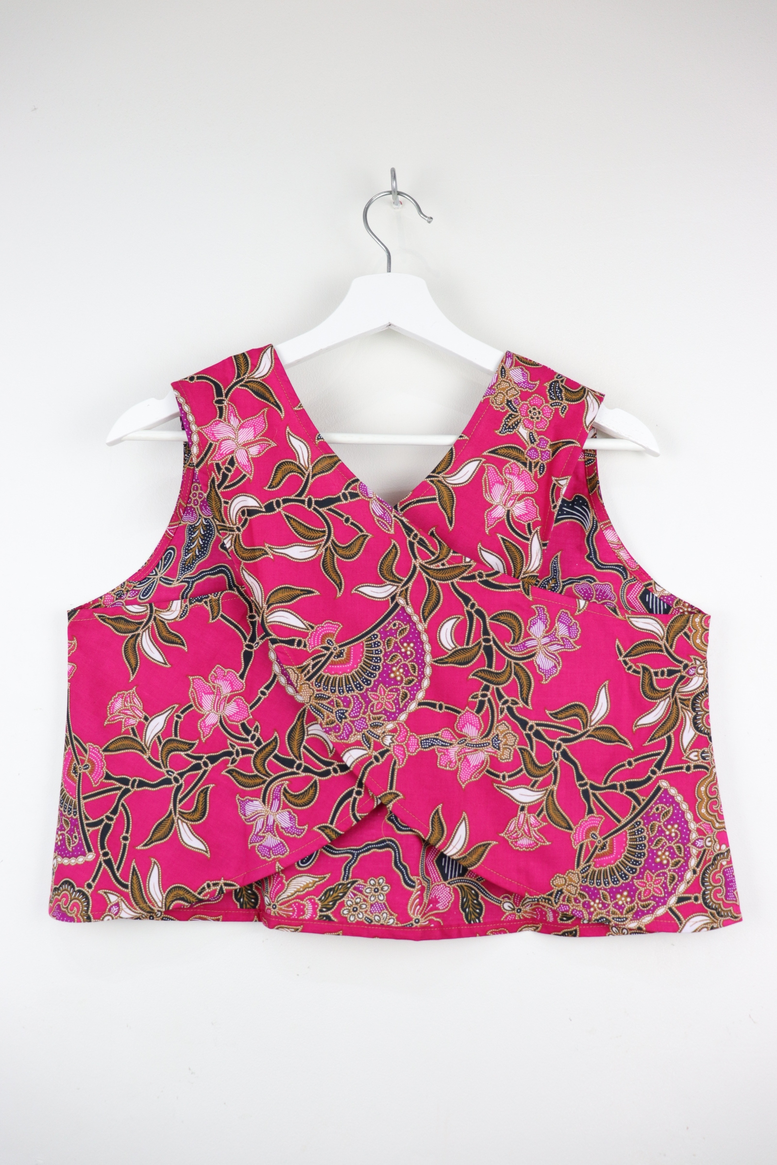 Two-Tone Napkin Batik Top - Feisty Fu (M)