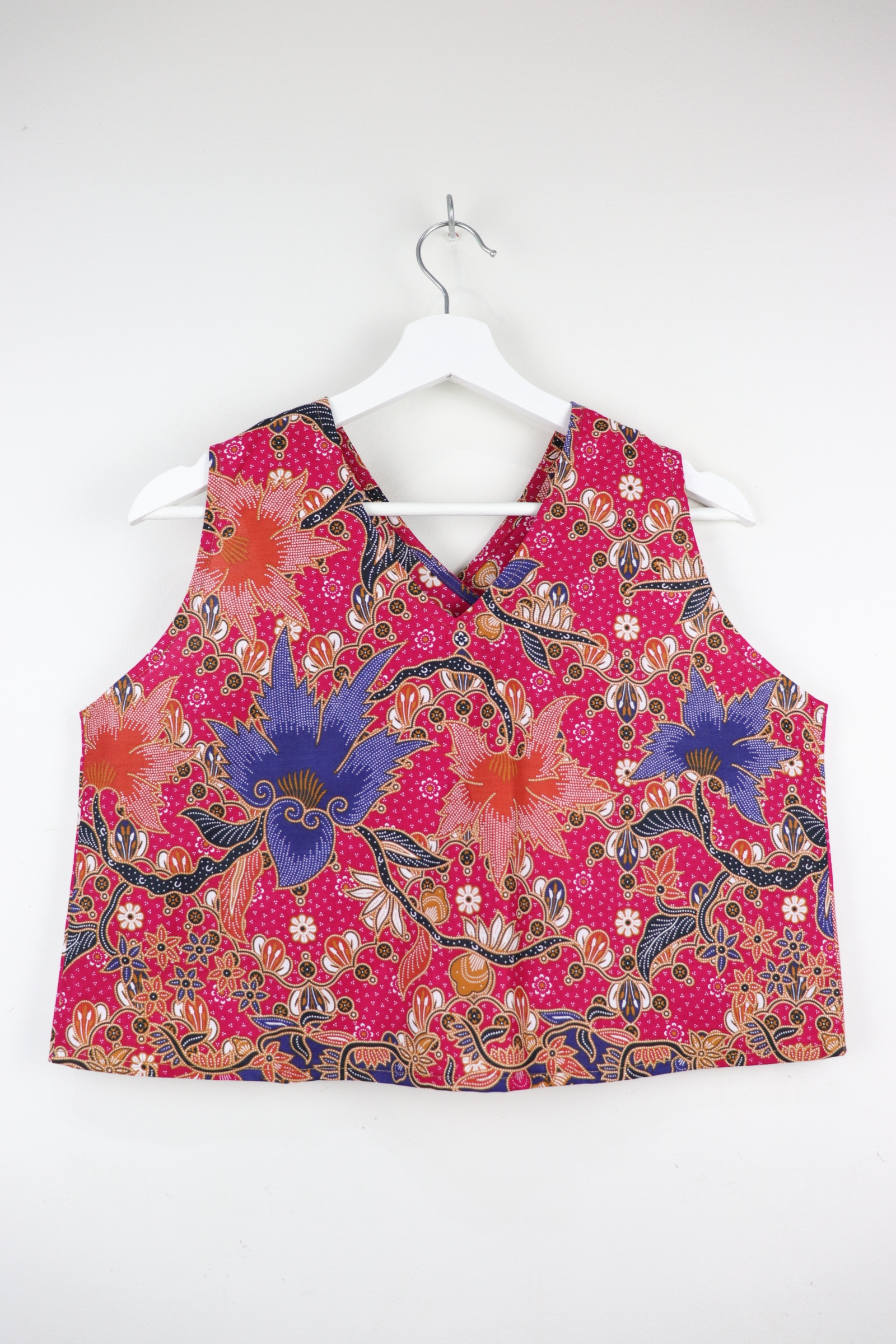 Napkin Batik Top - Plum Soju (M)