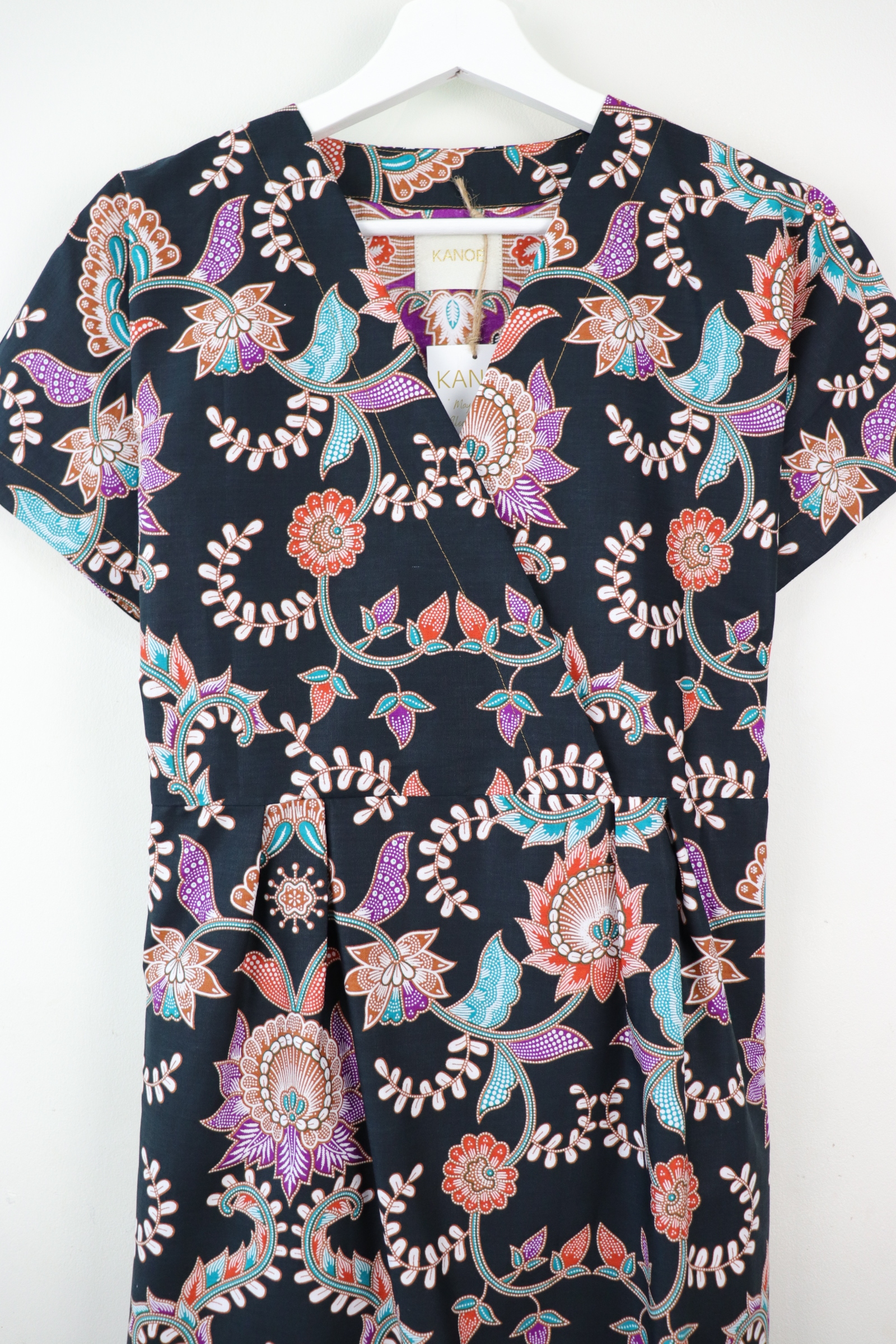Kimono wrap dress - Suzi (Purple)