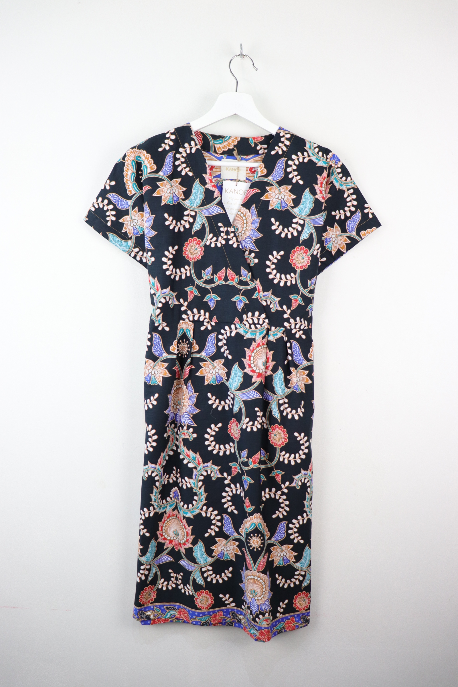 Kimono wrap dress - Suzi (Blue)
