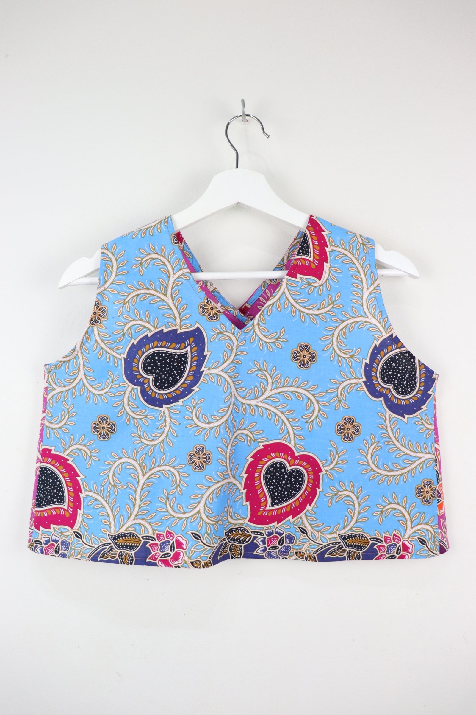 Two-Tone Napkin Batik Top - Polly Pocket (S)