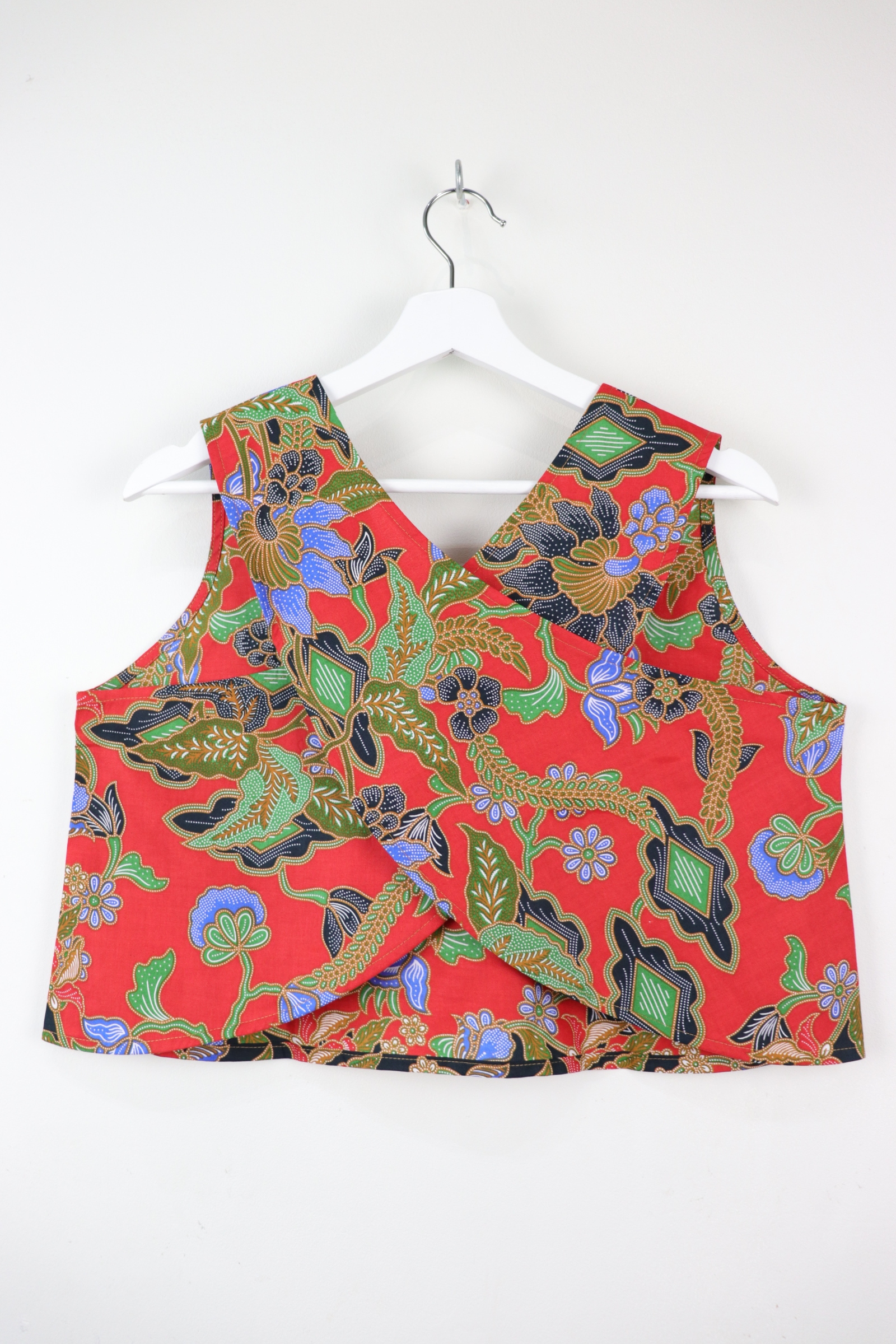 Napkin Batik Top - Scarlet Dawn (M)