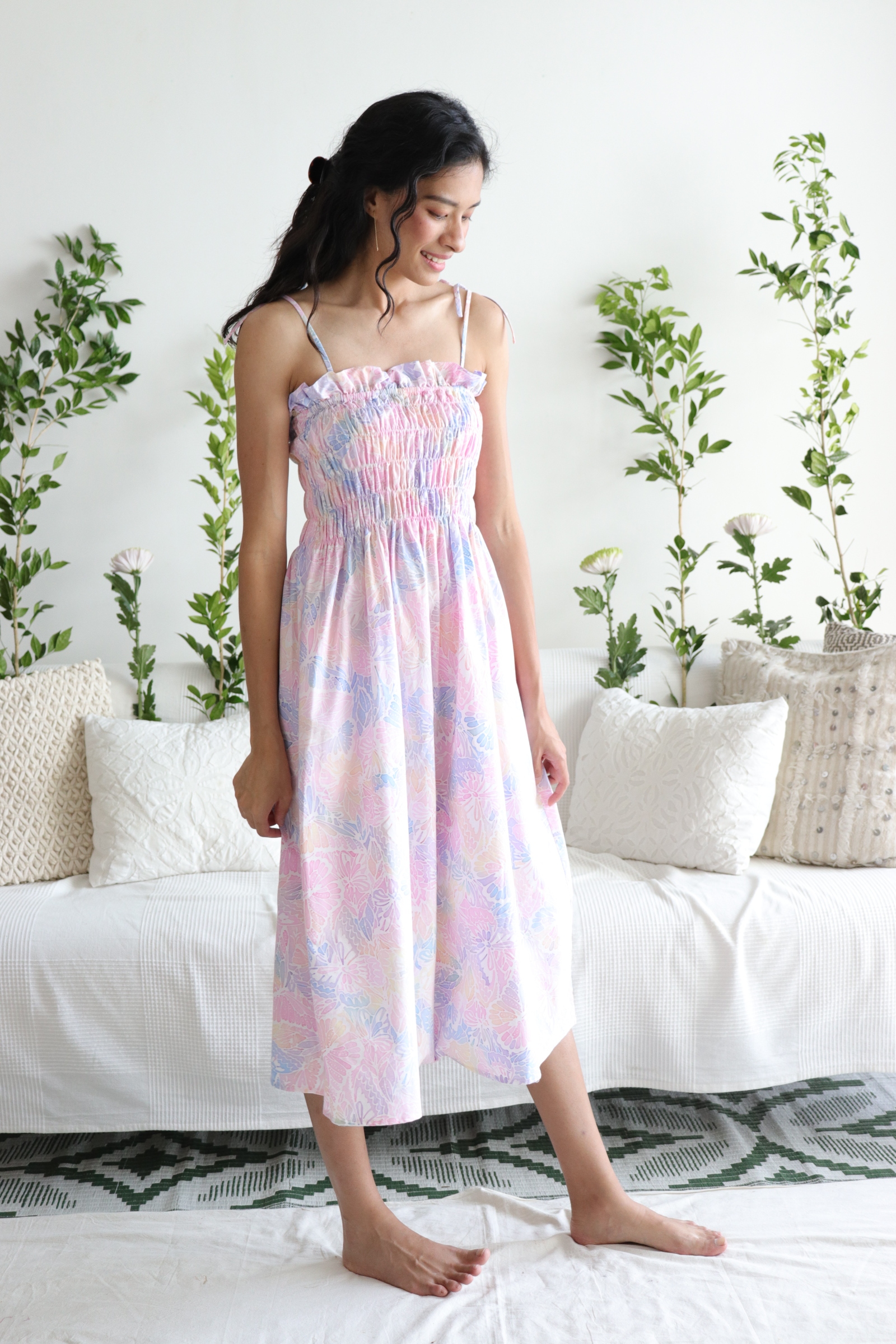 Rainbow Batik Tube Dress - Paddle Pop [ Handmade ]