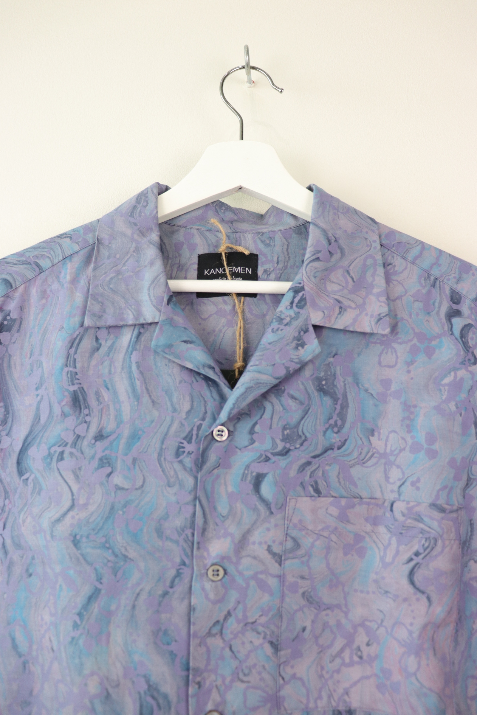 Mens Open Collar Shirt - Galaxy (M) [ Handmade ]
