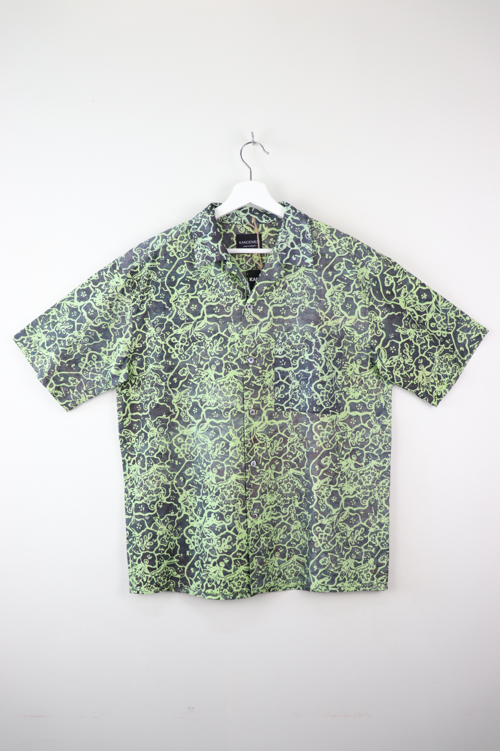 Mens Open Collar Shirt - Jupiter (M) [ Handmade ]