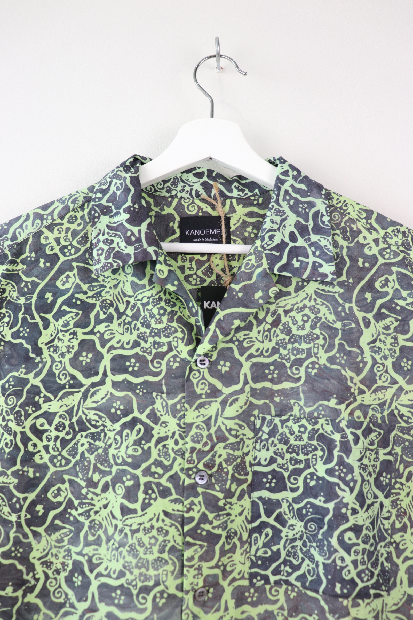 Mens Open Collar Shirt - Jupiter (M) [ Handmade ]