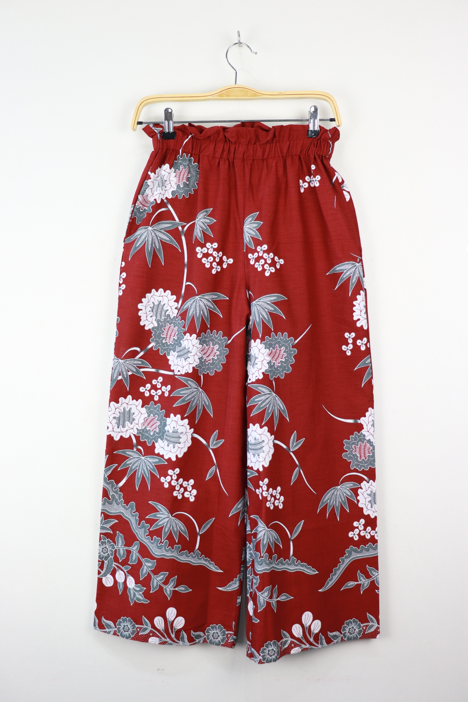 Batik Lounge Pants - Rubie Chrysanthemum 