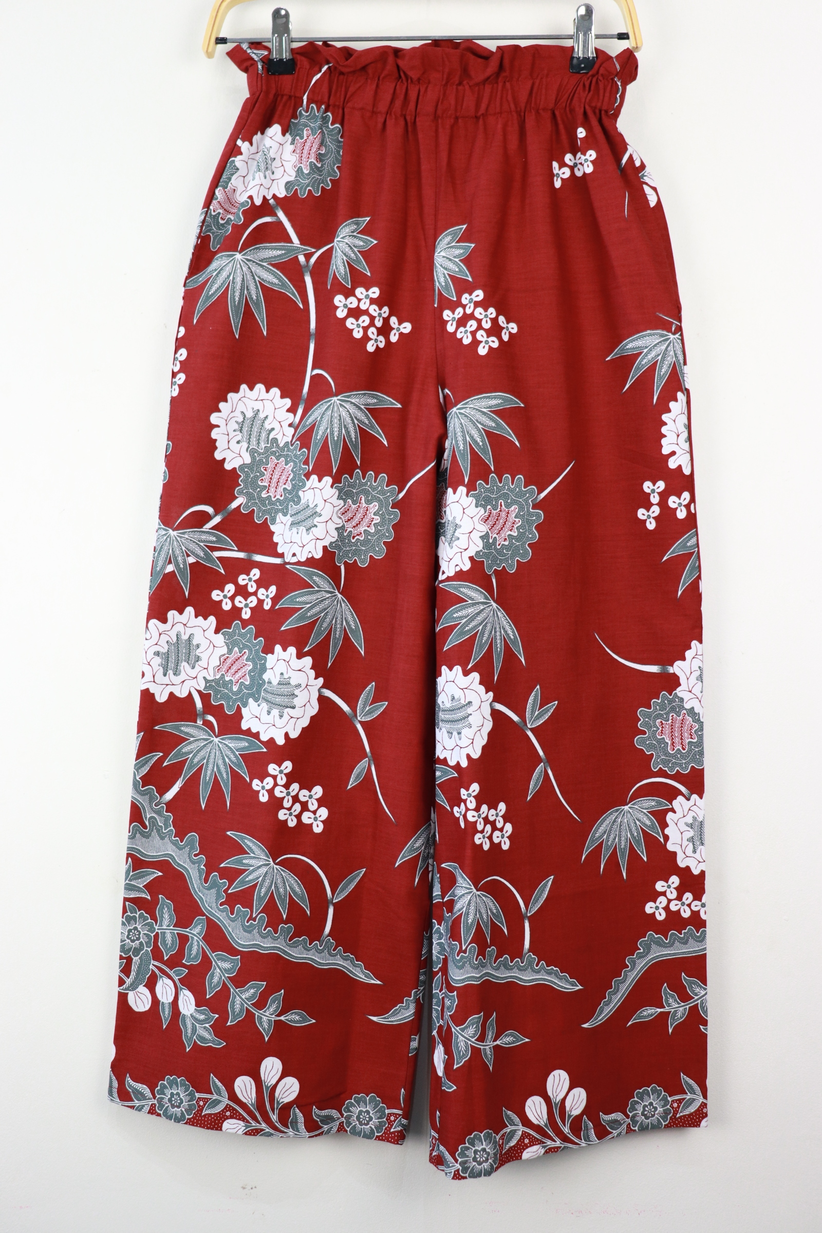 Batik Lounge Pants - Rubie Chrysanthemum 