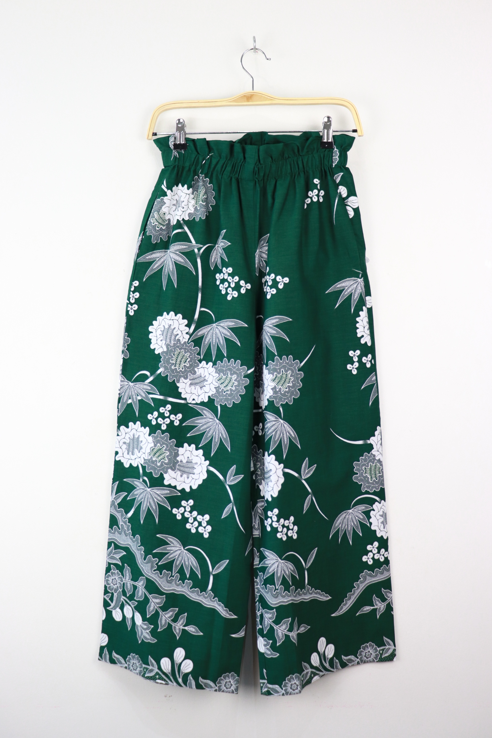 Batik Lounge Pants - Jade Chrysanthemum