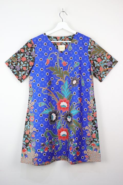 batik-basic-v neck-dress68