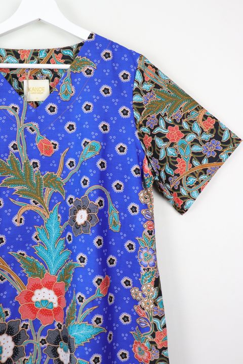 batik-basic-v neck-dress70