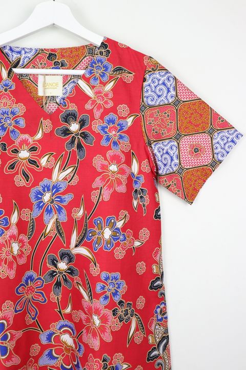 batik-basic-v neck-dress20