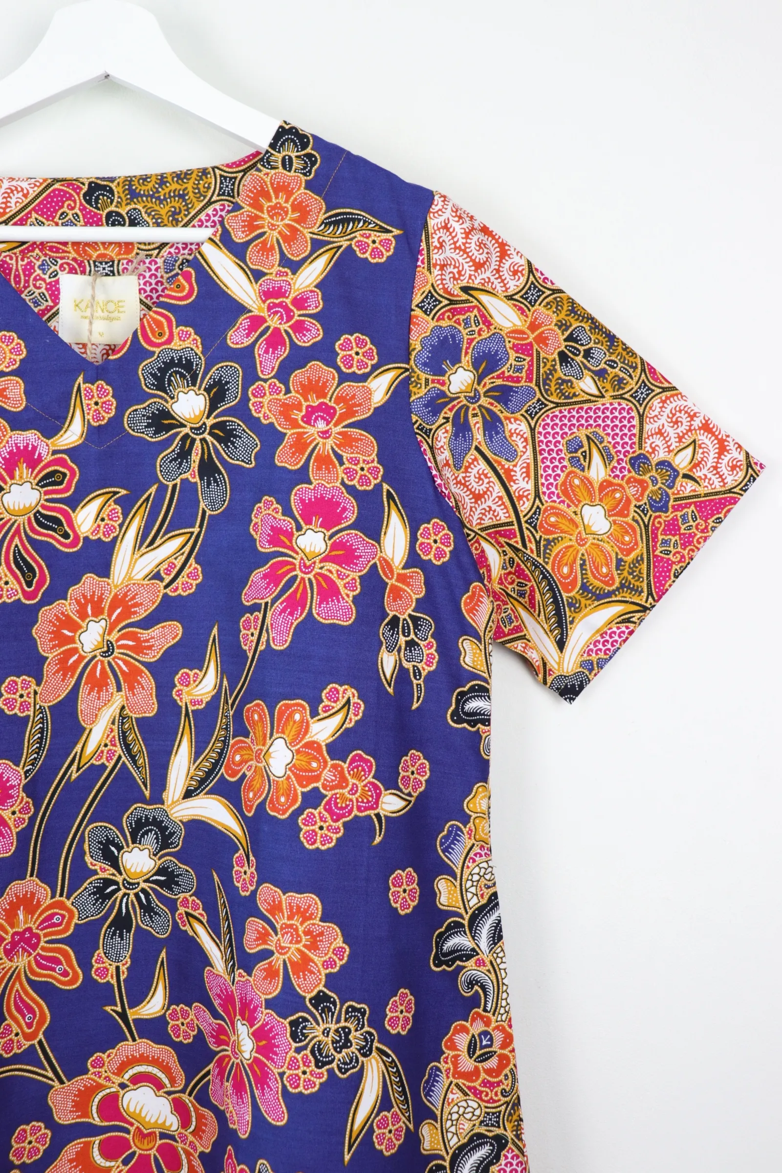 Batik Basic V-neck Dress - Lemon Tart (M)