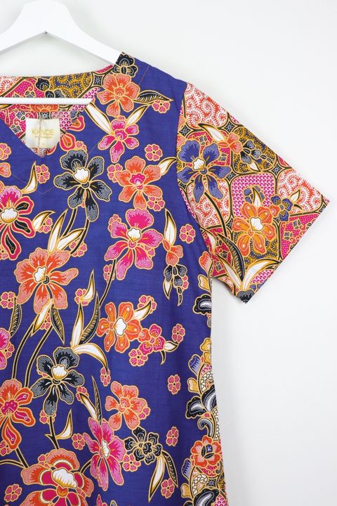 batik-basic-v neck-dress94