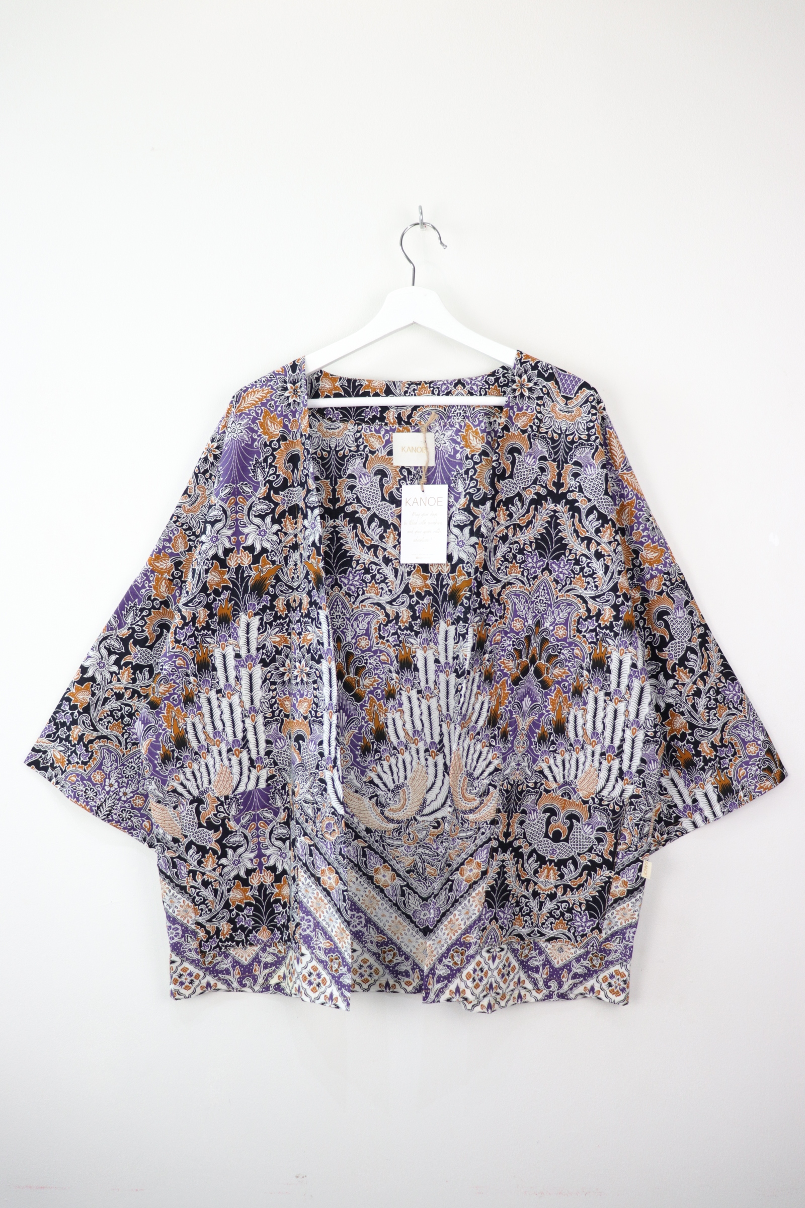 Batik Kimono Basic - Tradisi (Lilac)