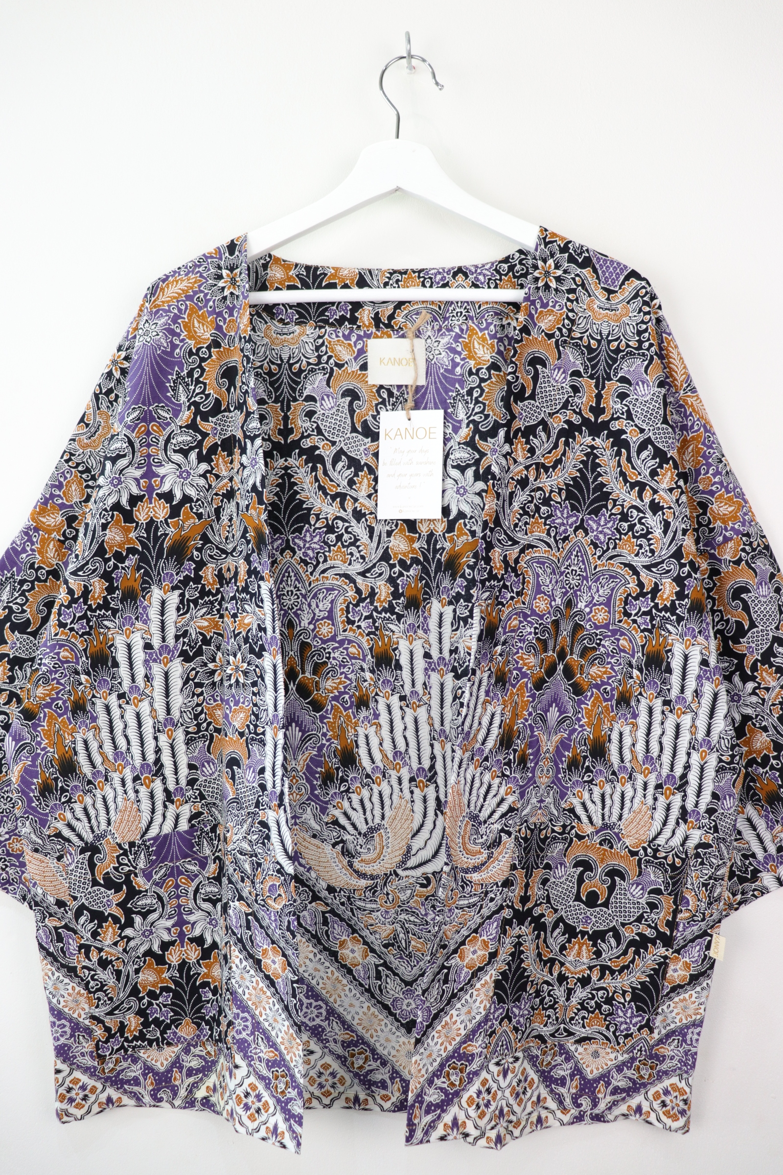 Batik Kimono Basic - Tradisi (Lilac)