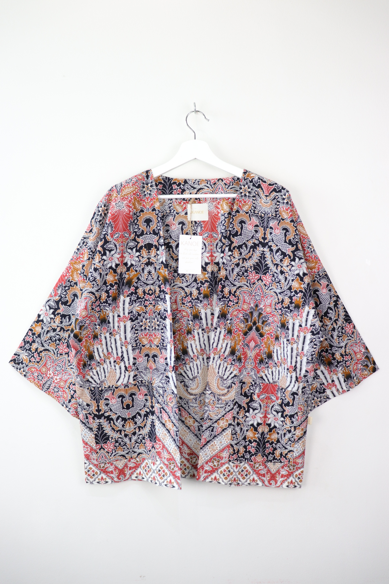 Batik Kimono Basic - Tradisi (Coral)