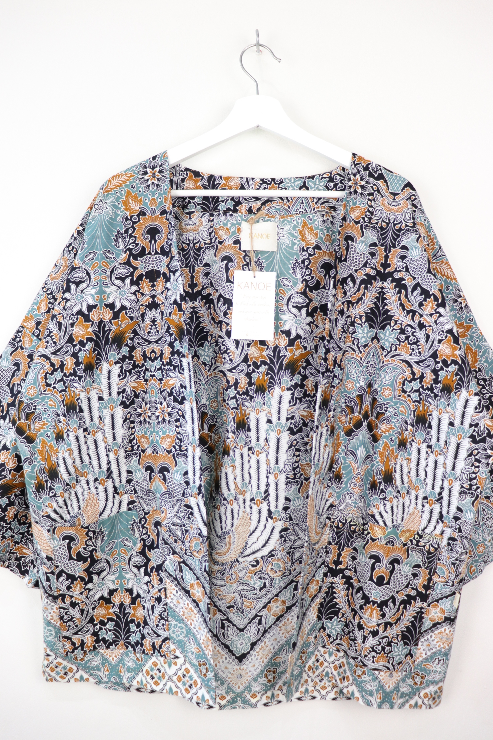 Batik Kimono Basic - Tradisi (Turquoise)