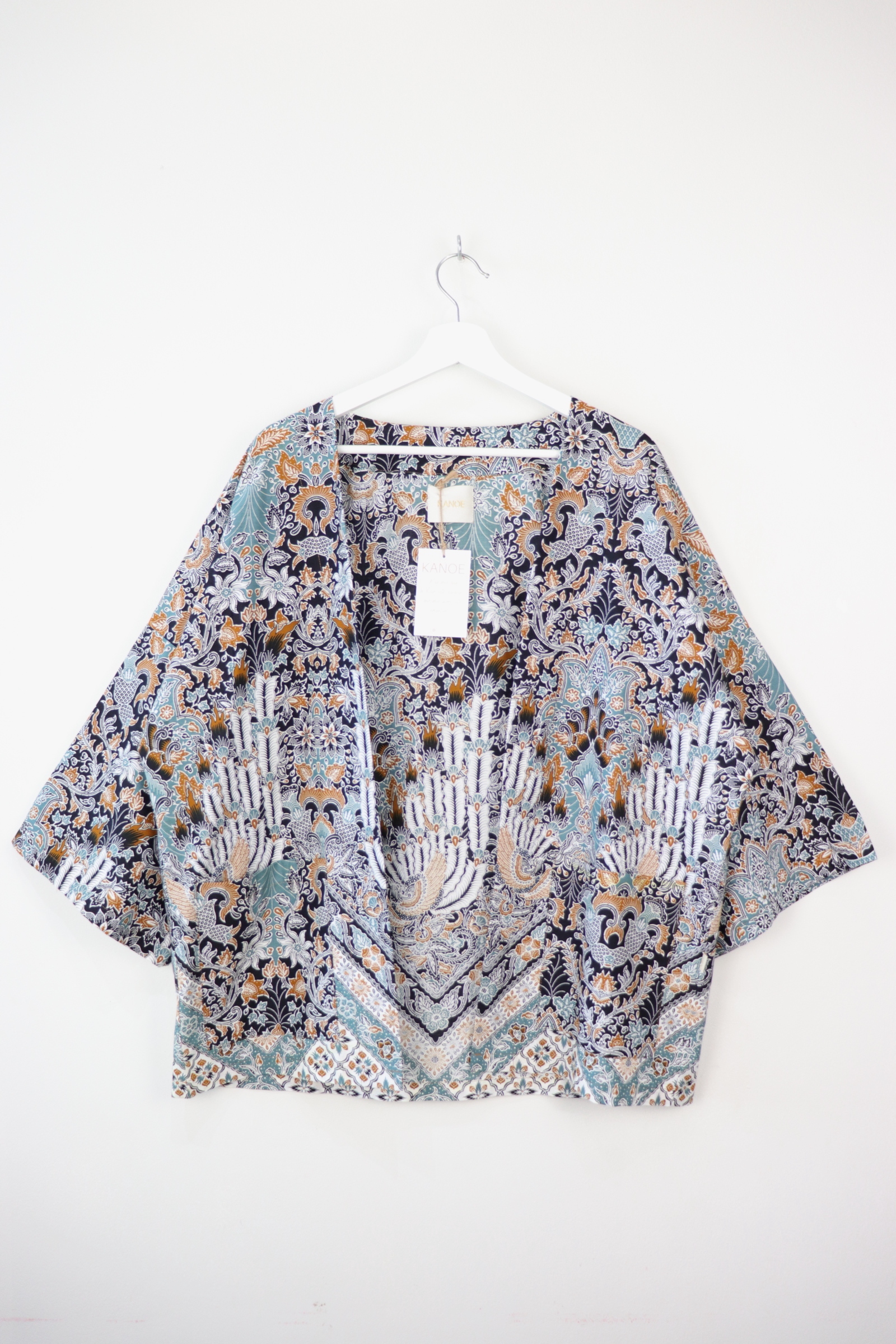 Batik Kimono Basic - Tradisi (Turquoise)