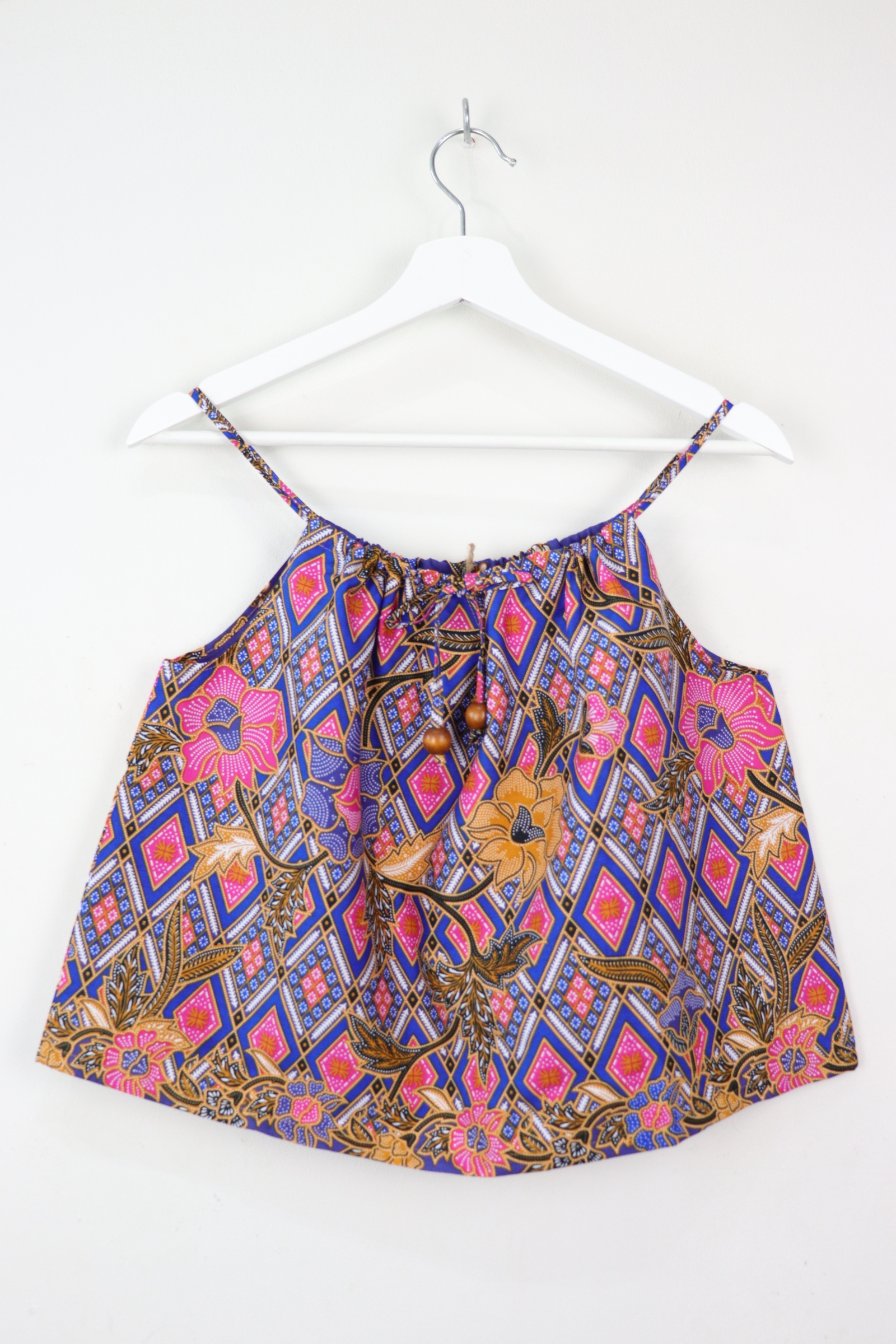 Getaway Batik Top - Cobalt Tiles (S/M/L)