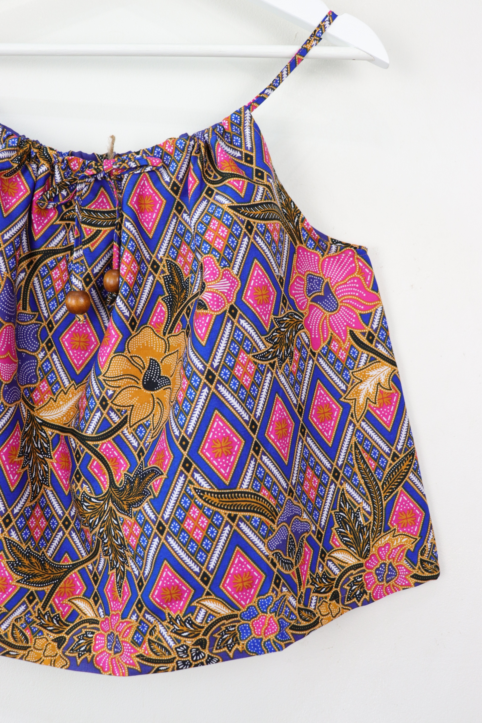 Getaway Batik Top - Cobalt Tiles (S/M/L)