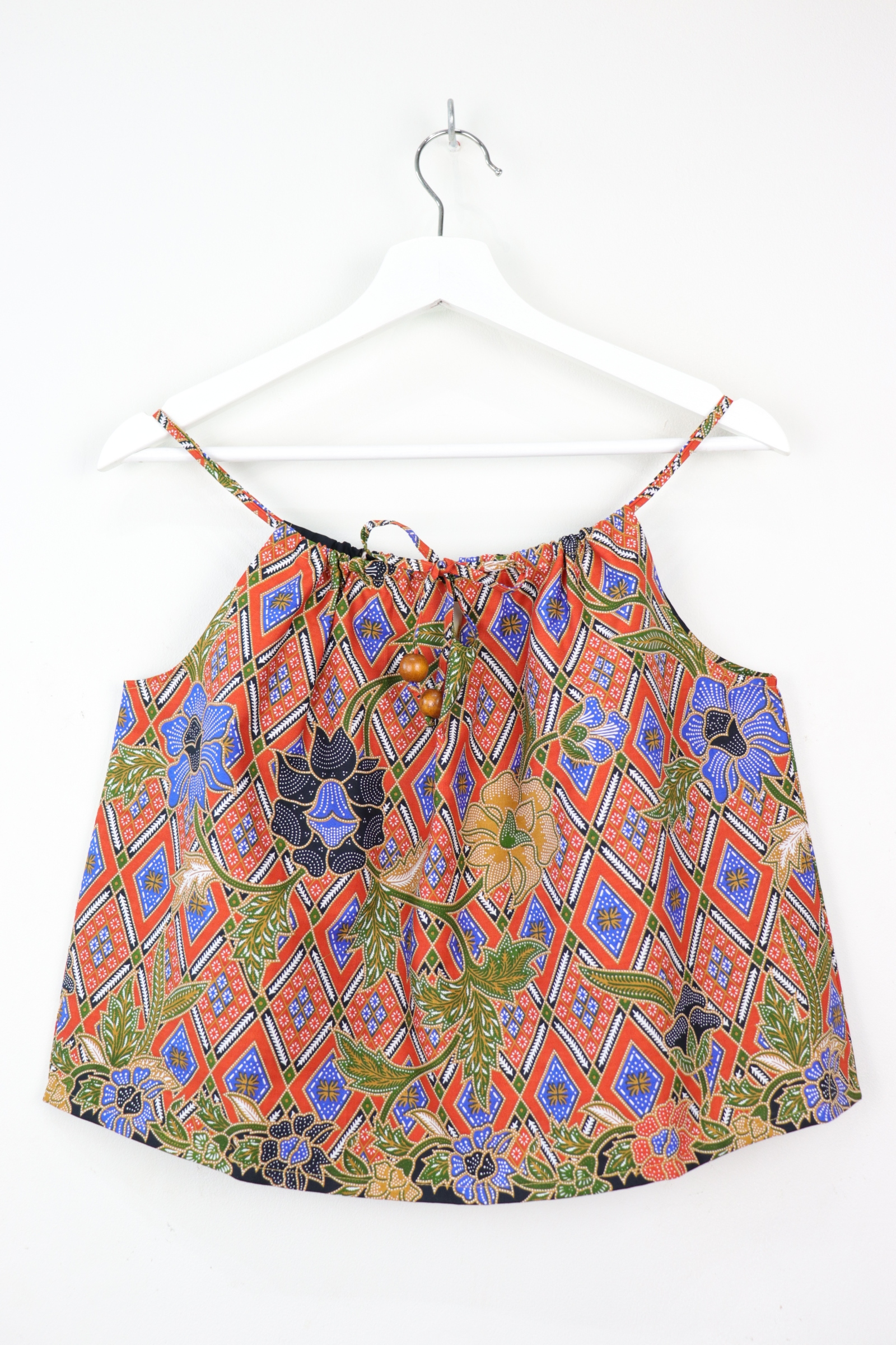Getaway Batik Top - Mandarin Tiles (S/M/L)