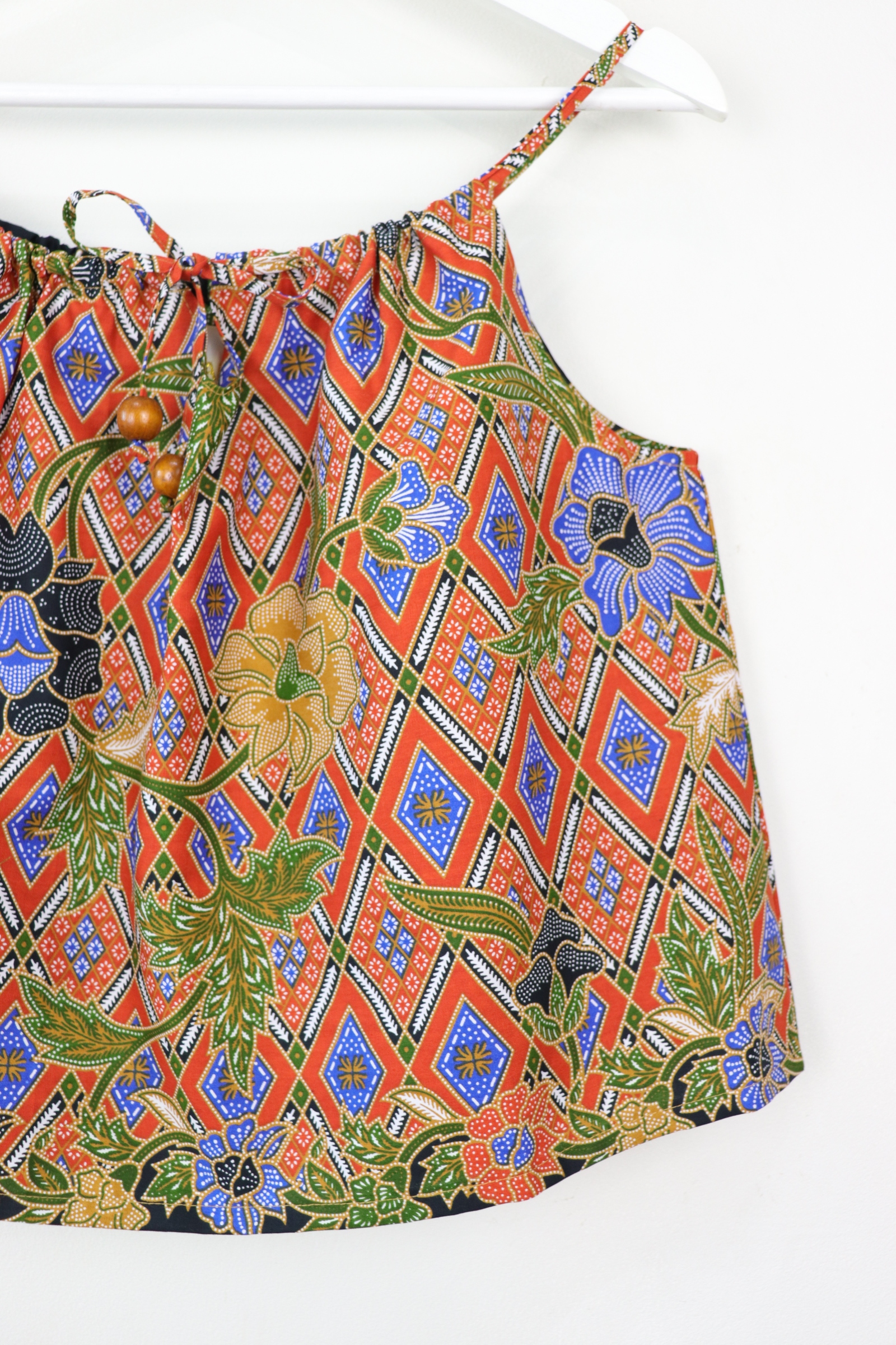 Getaway Batik Top - Mandarin Tiles (S/M/L)