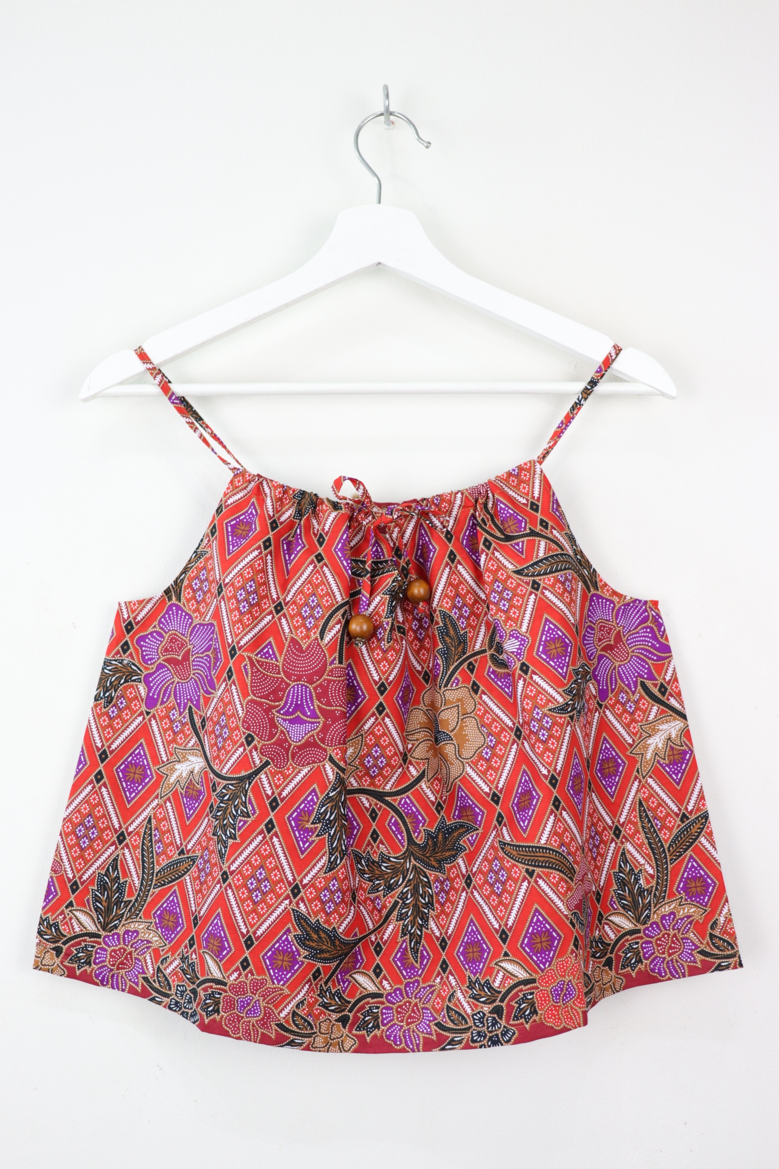 Getaway Batik Top - Hibiscus Tiles (S/M/L)