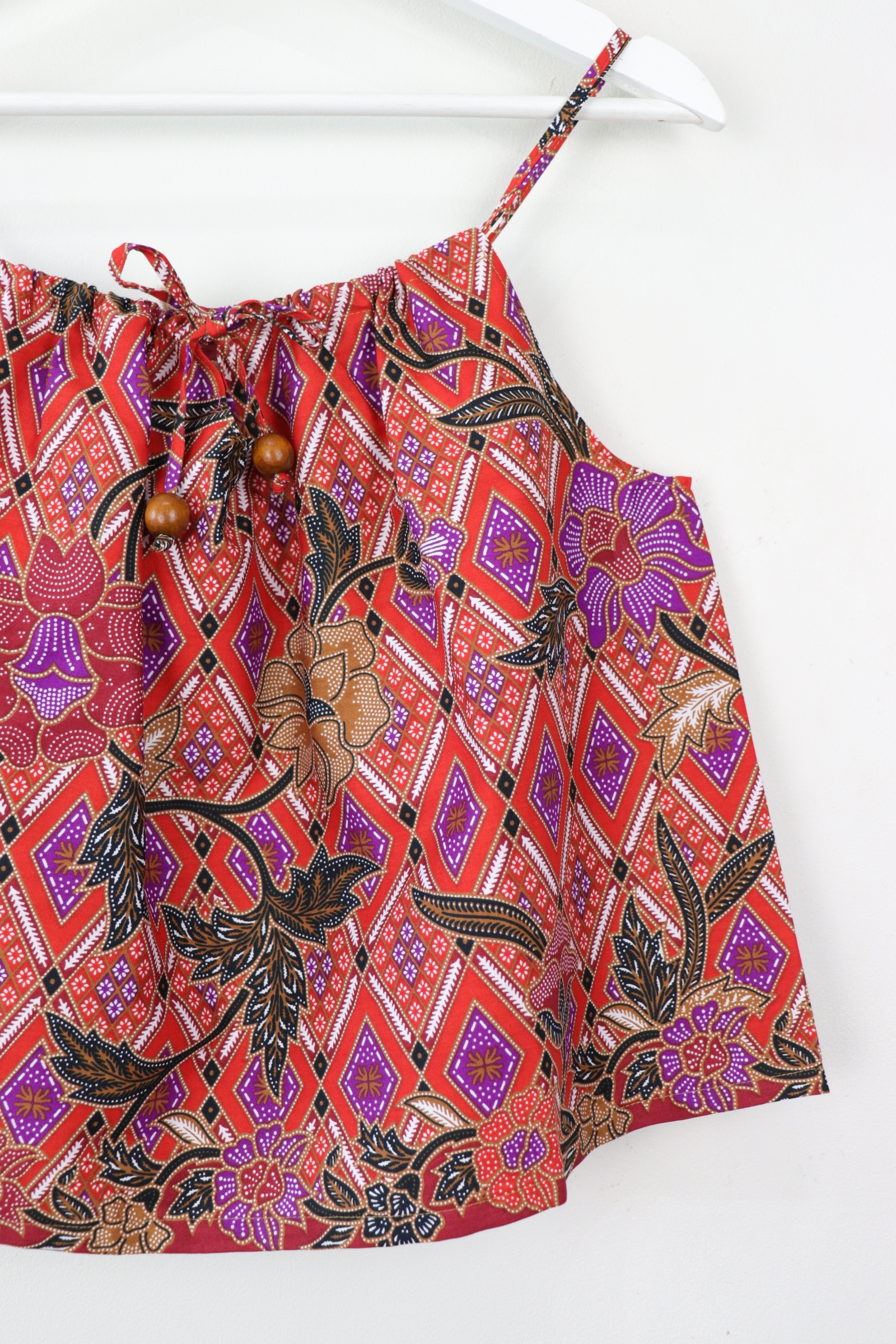 Getaway Batik Top - Hibiscus Tiles (S/M/L)