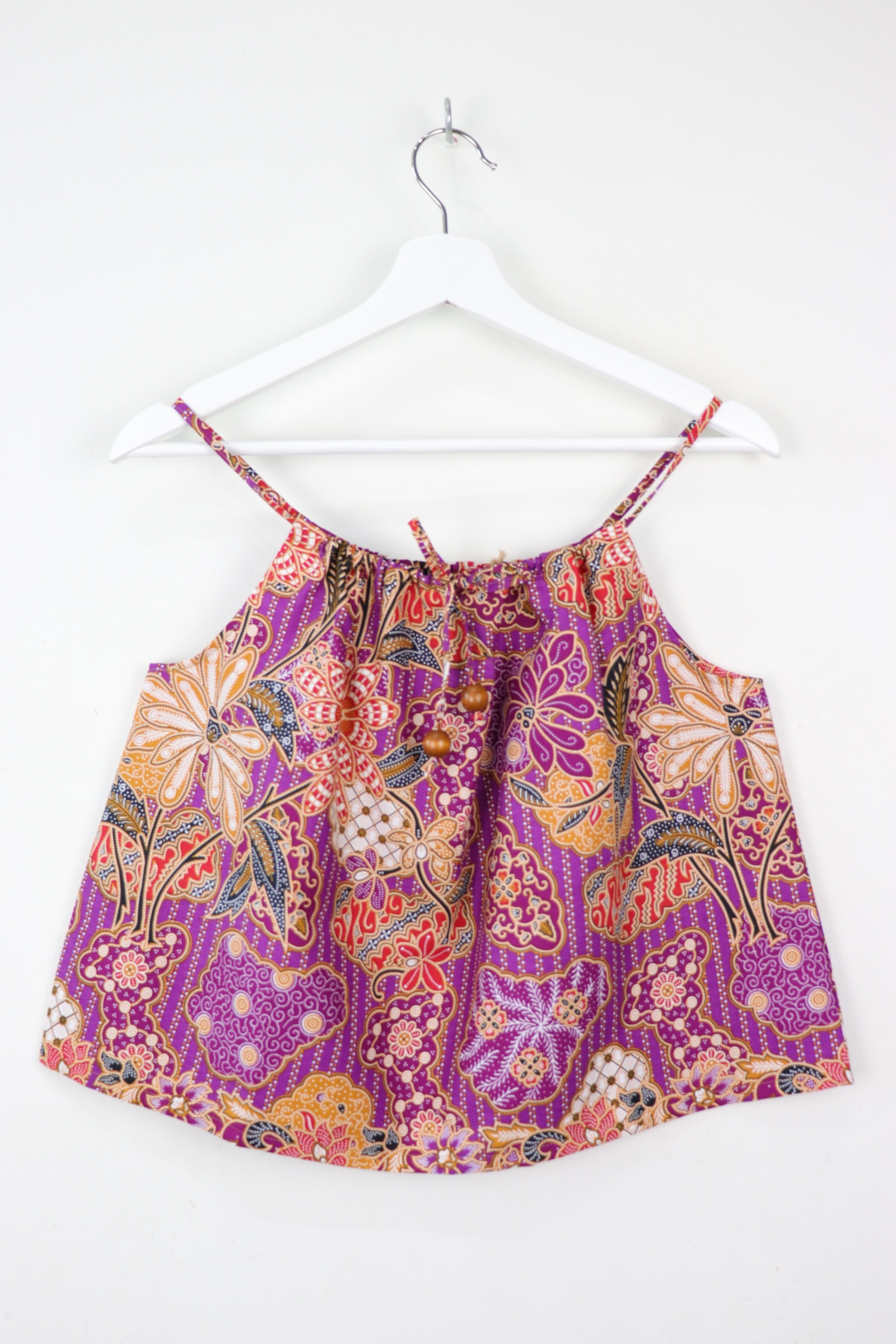 Getaway Batik Top - Coral Cloud (S/M/L)
